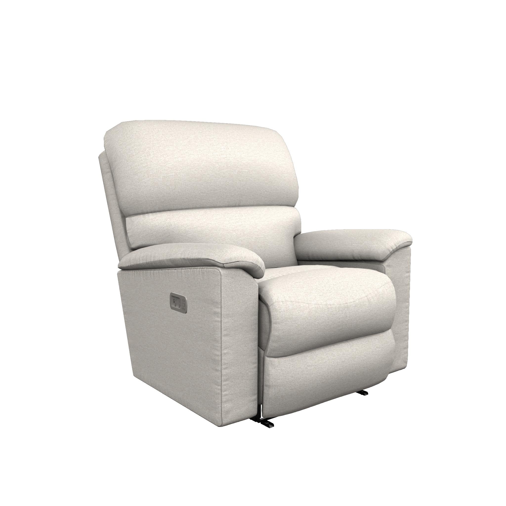  La-Z-Boy Brooks Power Wall Recliner w/ Headrest & Lumbar - Oyster IMAGE 1