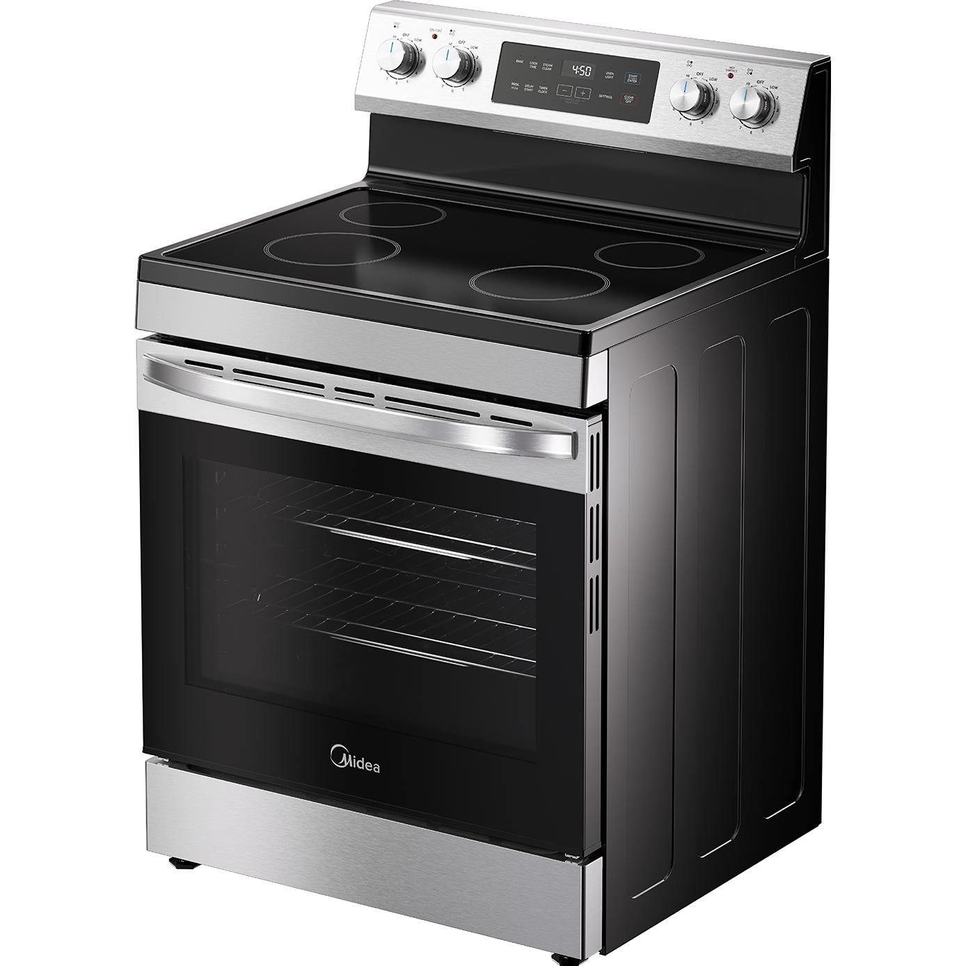  Midea 30-inch, 6.3 Cu.Ft. Free Standing Electric Range MER30B14ASTC IMAGE 10