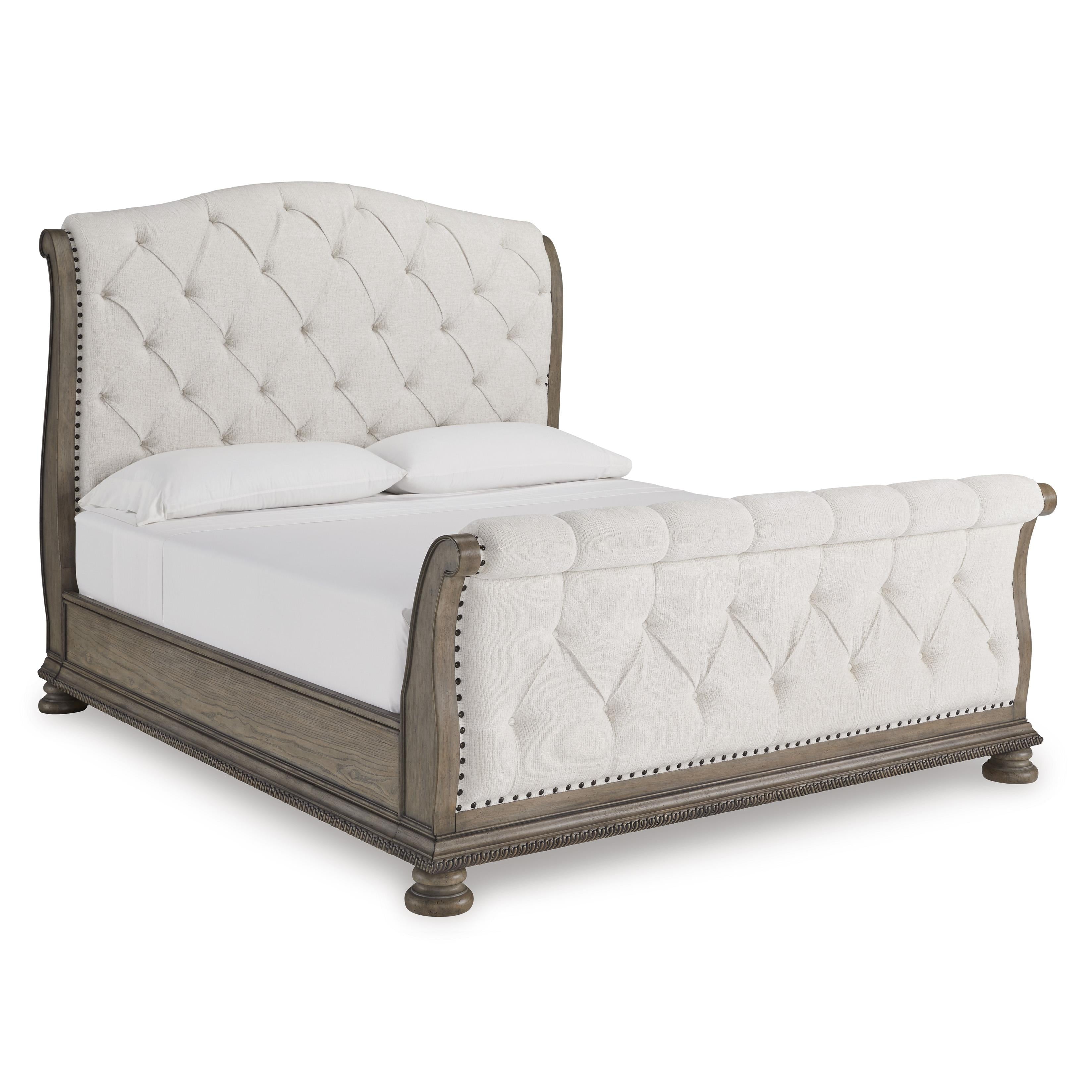 Signature Design by Ashley Ardenfield B944B4 King Upholstered Sleigh Bed IMAGE 1