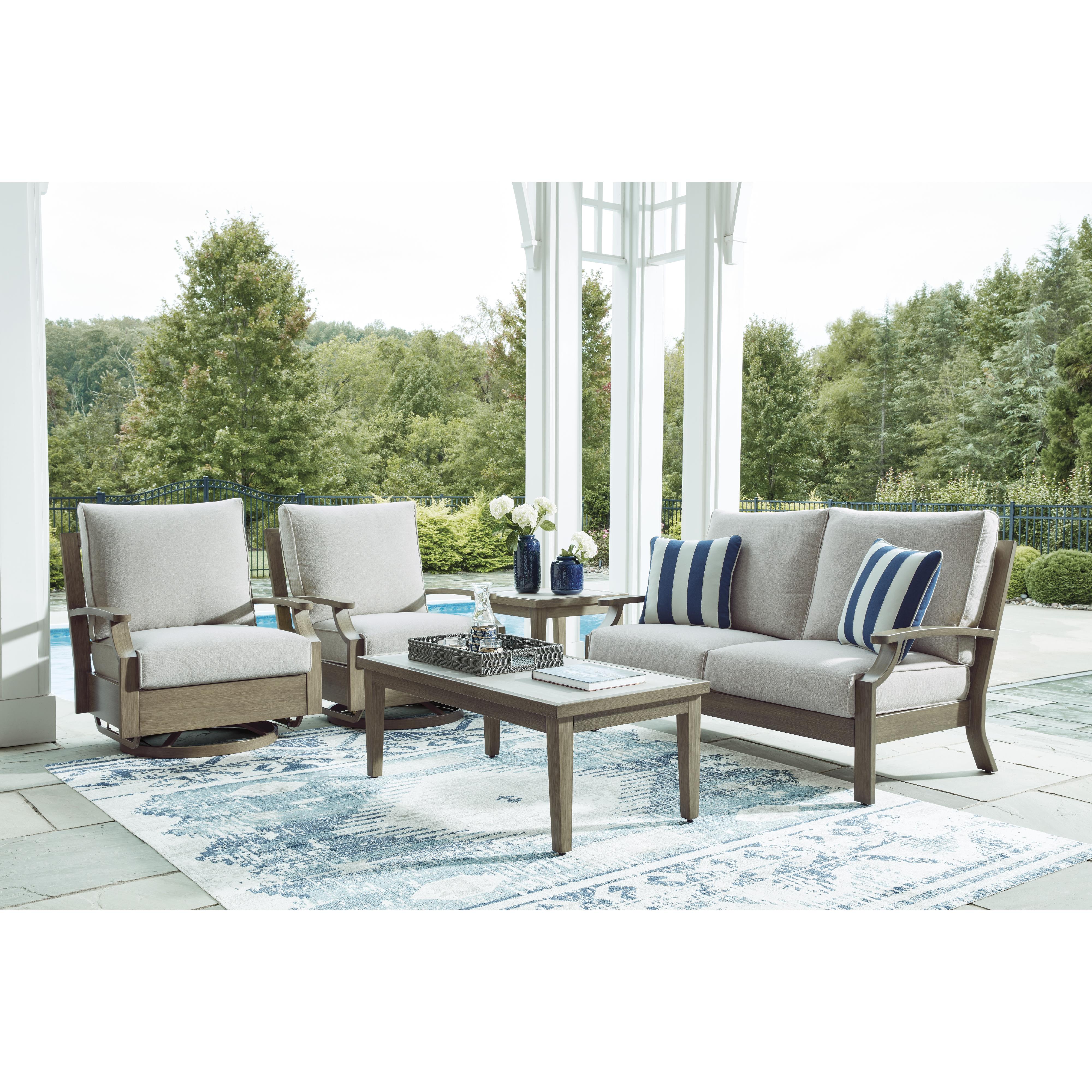 Signature Design by Ashley Rainier Ranch P701-702 Square End Table IMAGE 7