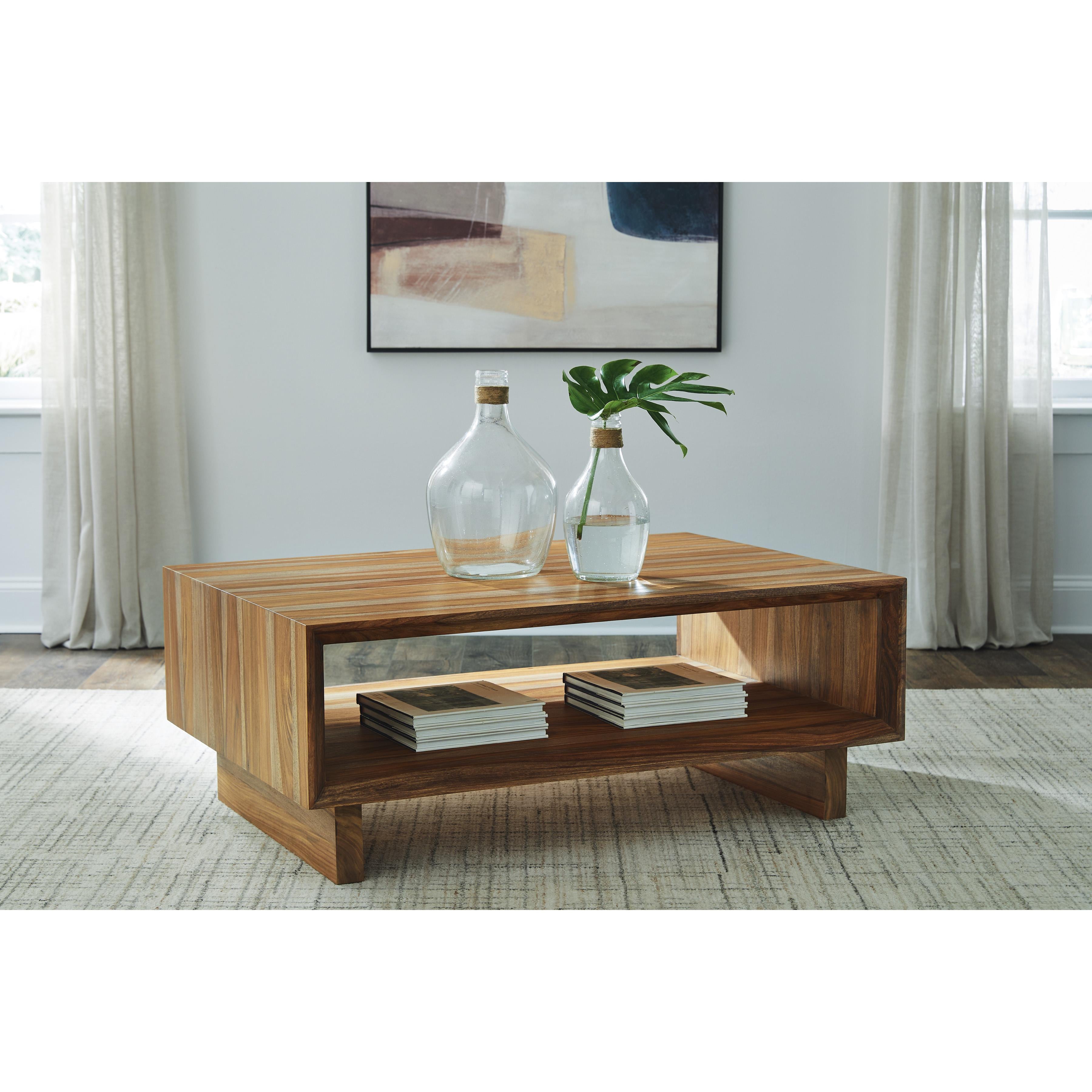 Signature Design by Ashley Dressonni T690-1 Rectangular Cocktail Table IMAGE 4
