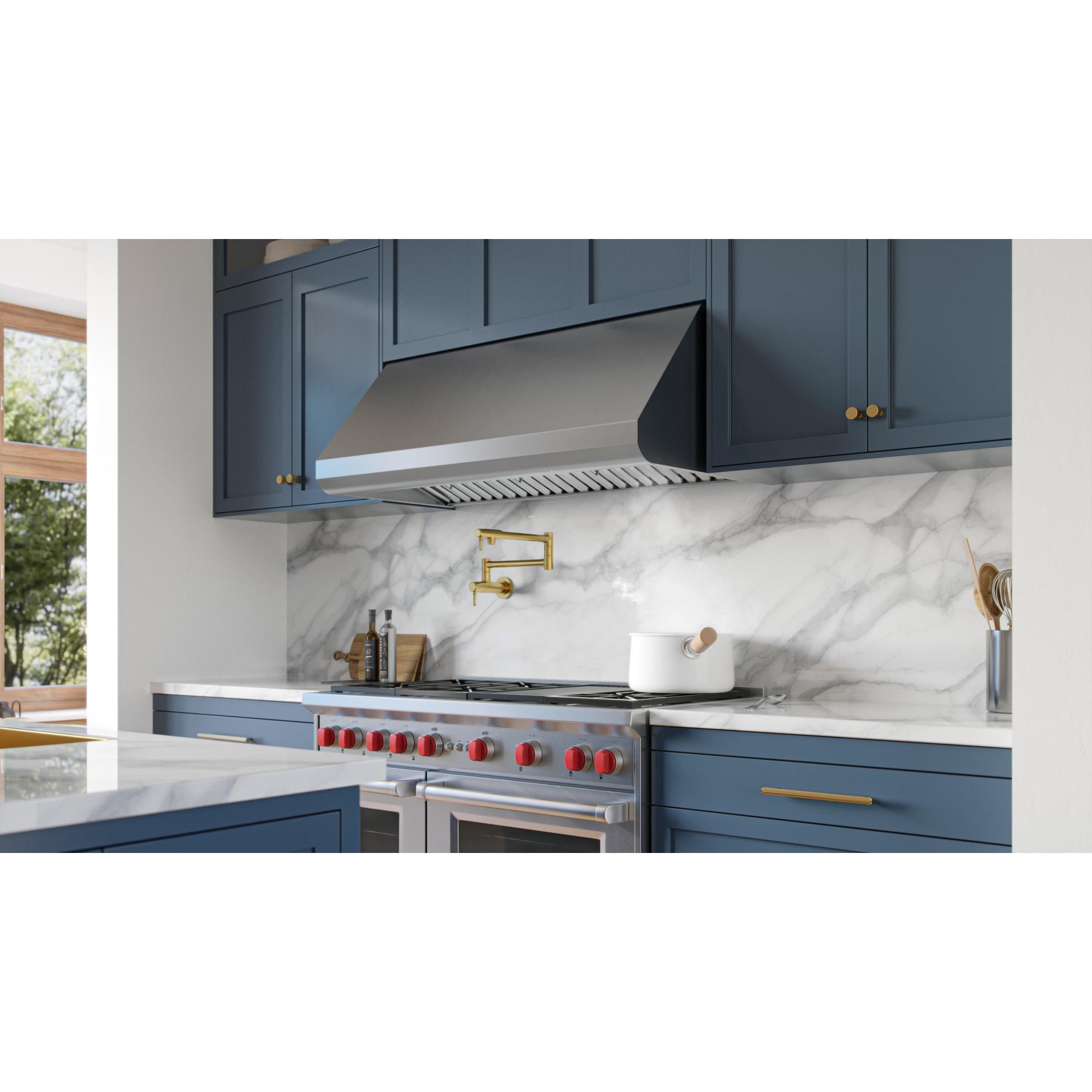  Broan 48-inch Wall Mount Range Hood E6048TSSM IMAGE 5