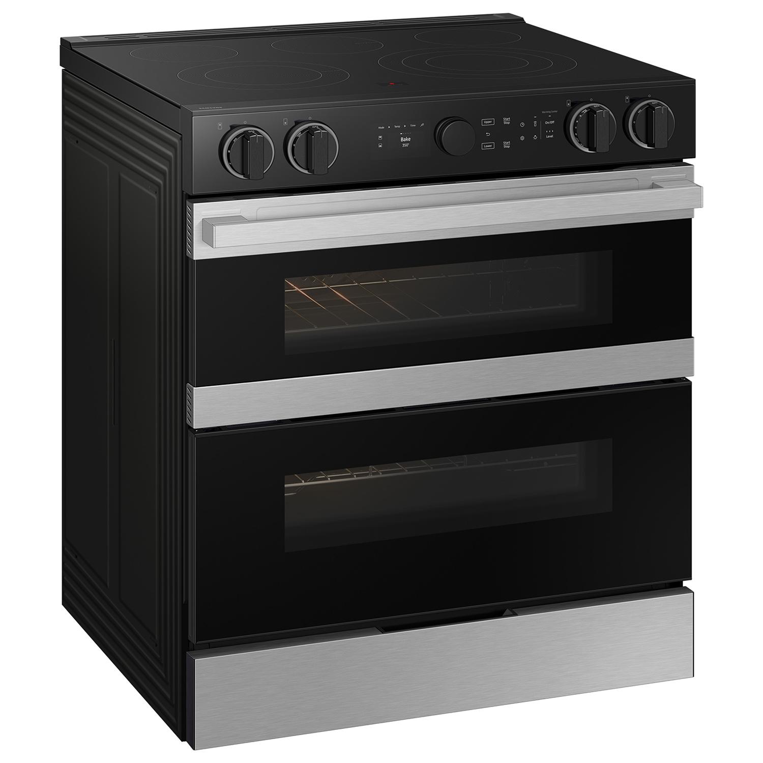  Samsung 30-inch Slide-in Electric Range with Wi-Fi NSE6DG8550SRAC IMAGE 8