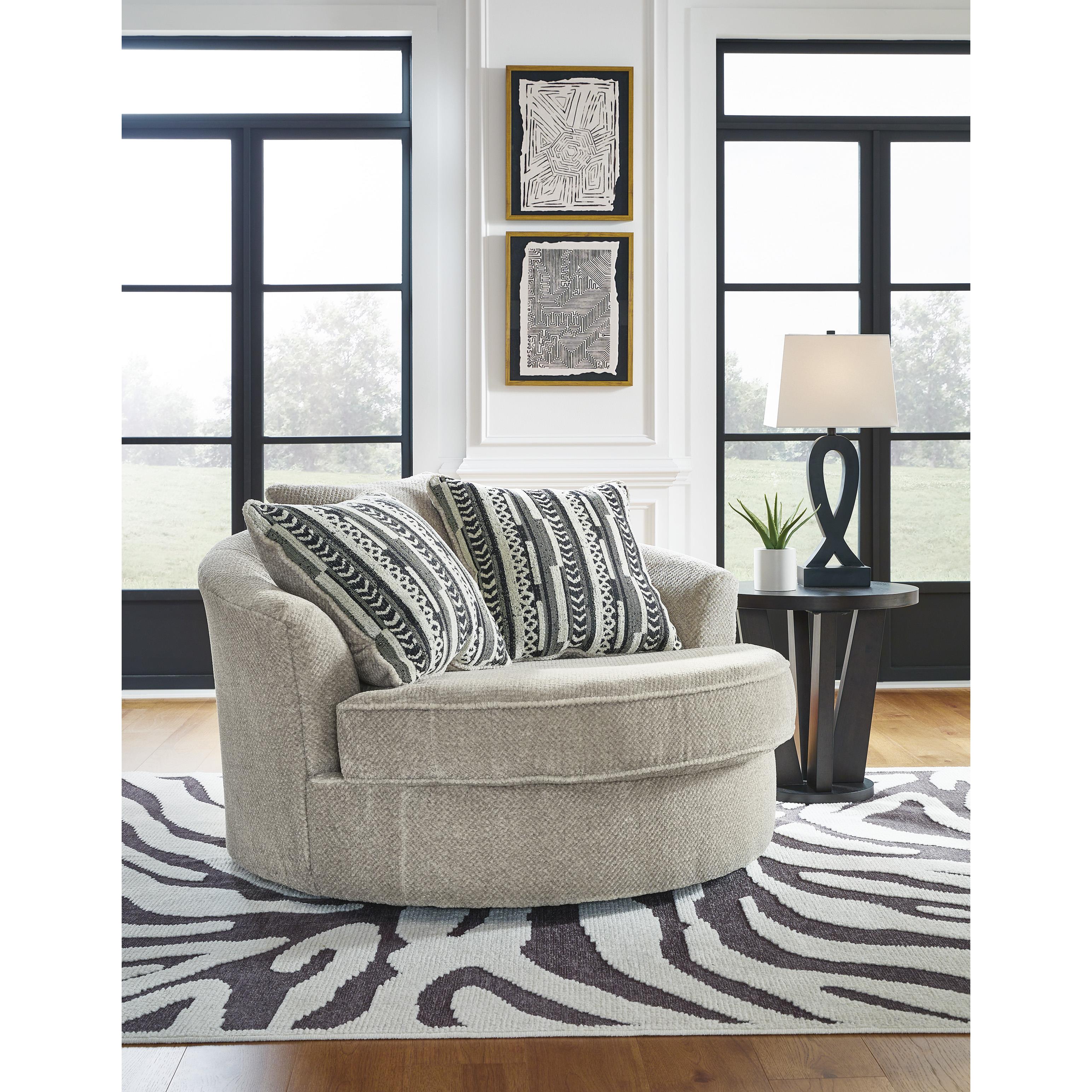 Benchcraft Calnita 2050221C Oversized Swivel Accent Chair IMAGE 5