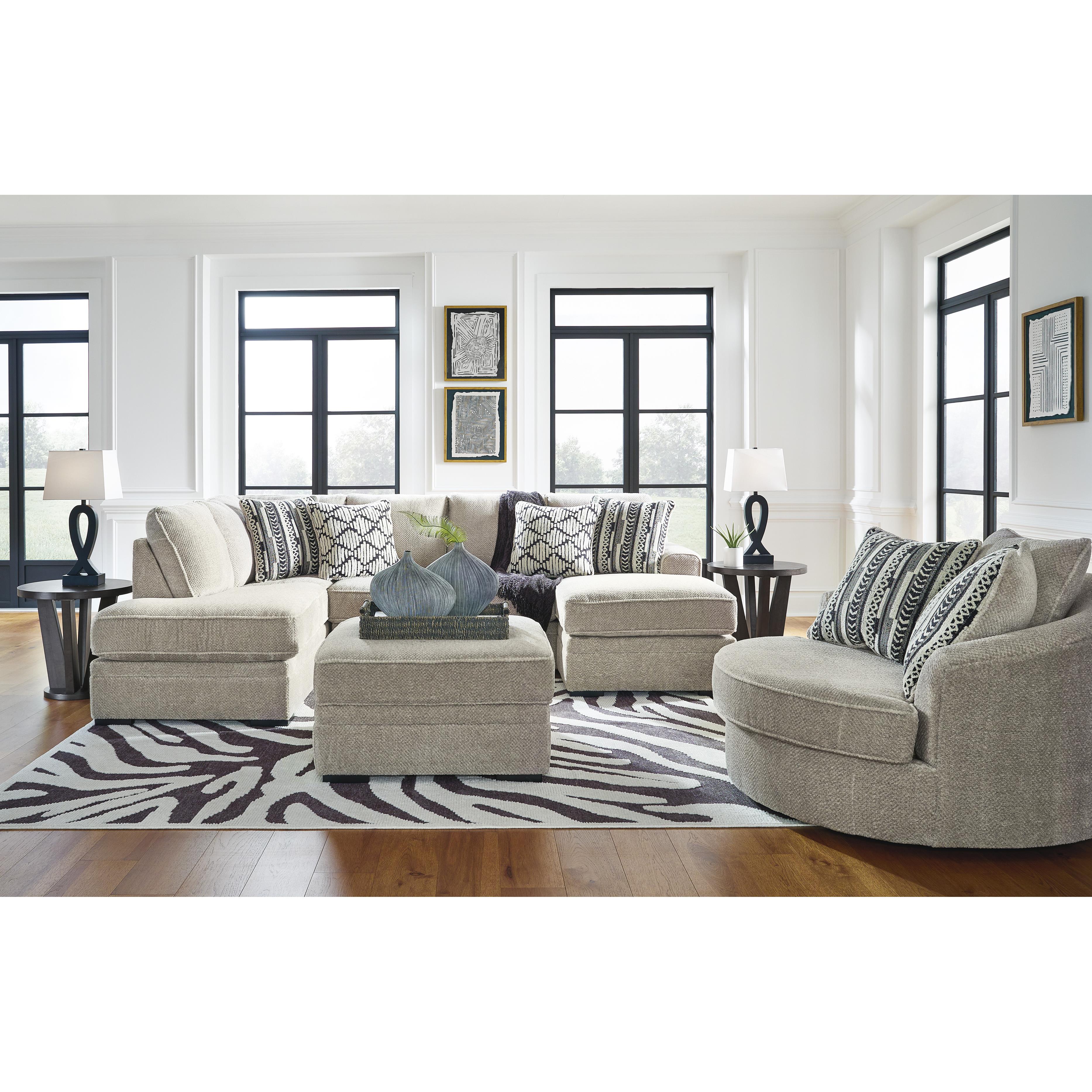 Benchcraft Calnita 2050221C Oversized Swivel Accent Chair IMAGE 6