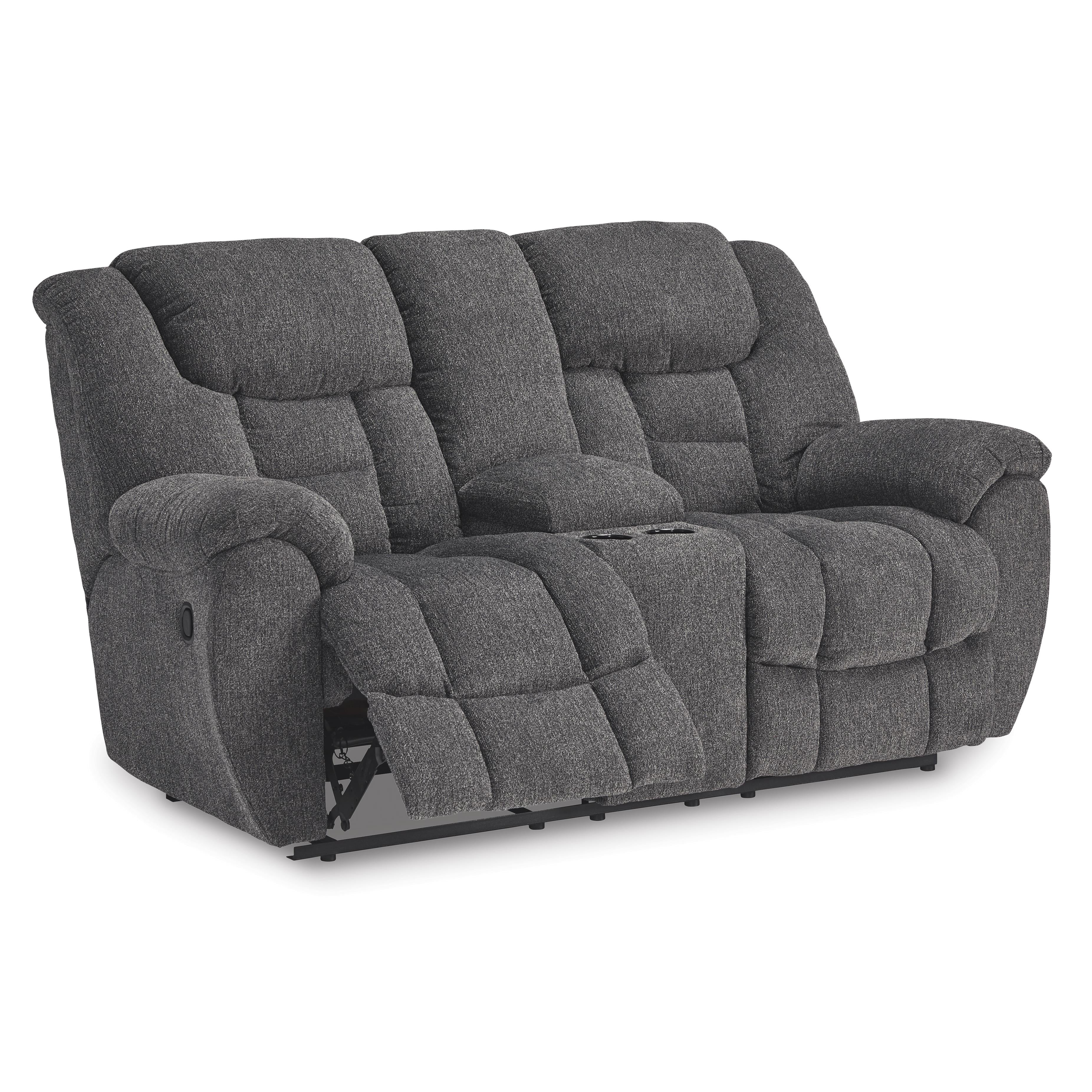 Signature Design by Ashley Foreside 3810494C Double Reclining Loveseat with Console IMAGE 2