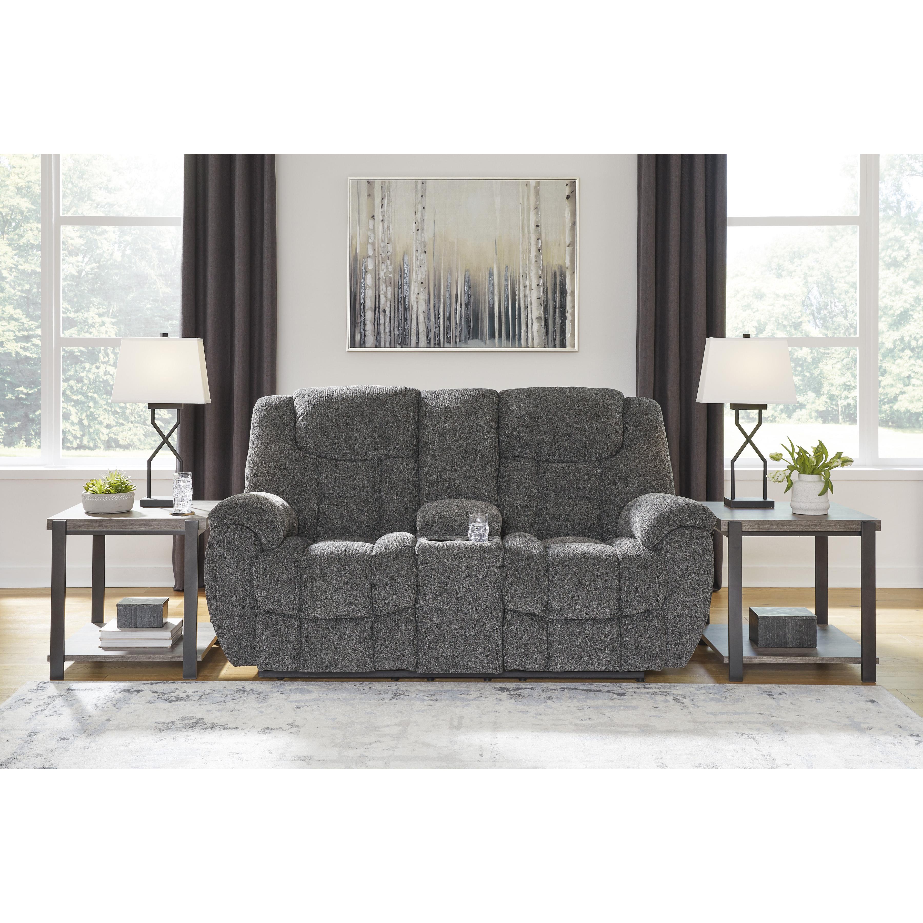 Signature Design by Ashley Foreside 3810494C Double Reclining Loveseat with Console IMAGE 6