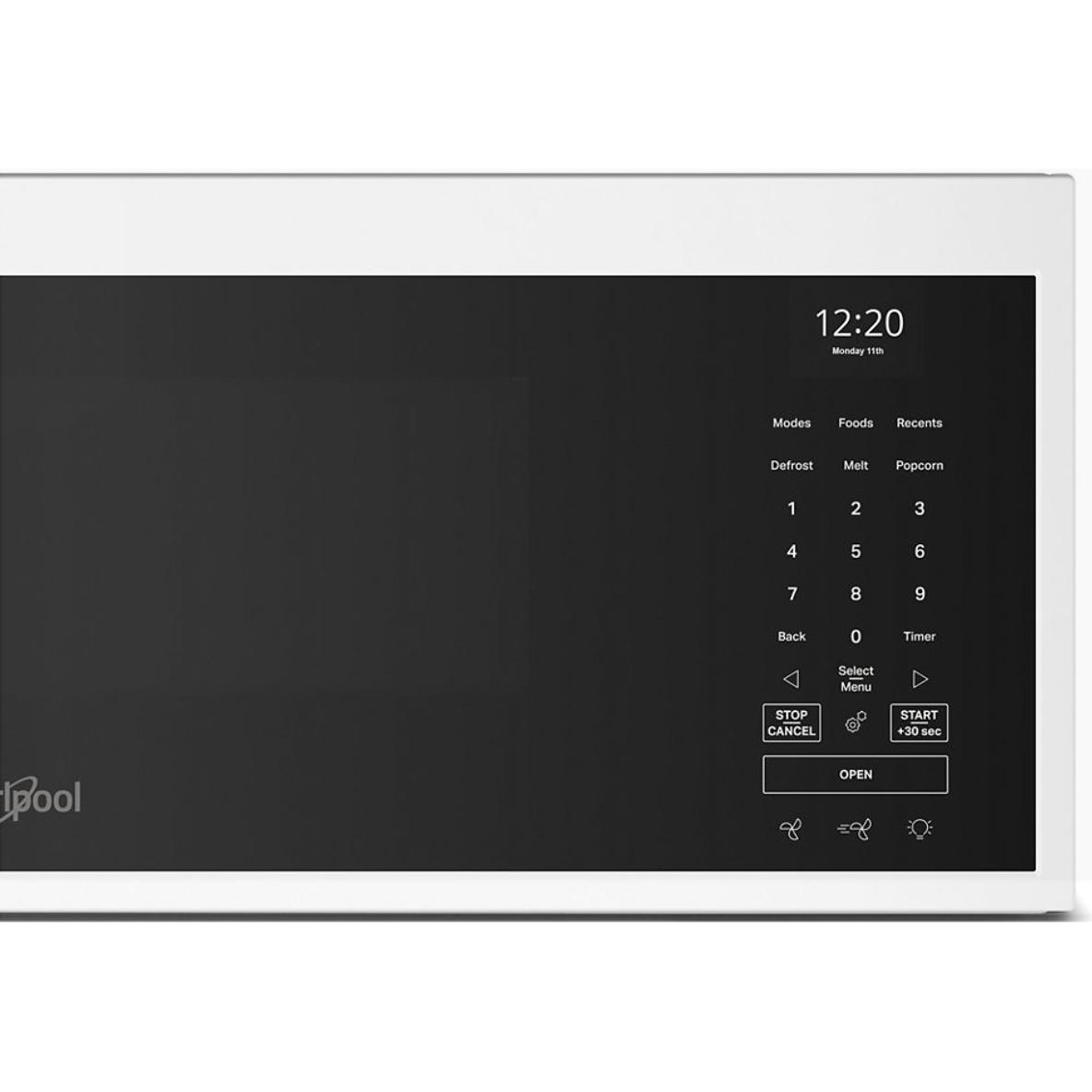  Whirlpool 30-inch, 1.1 cu. ft. Over-the-Range Microwave Oven YWMML5530RW IMAGE 4