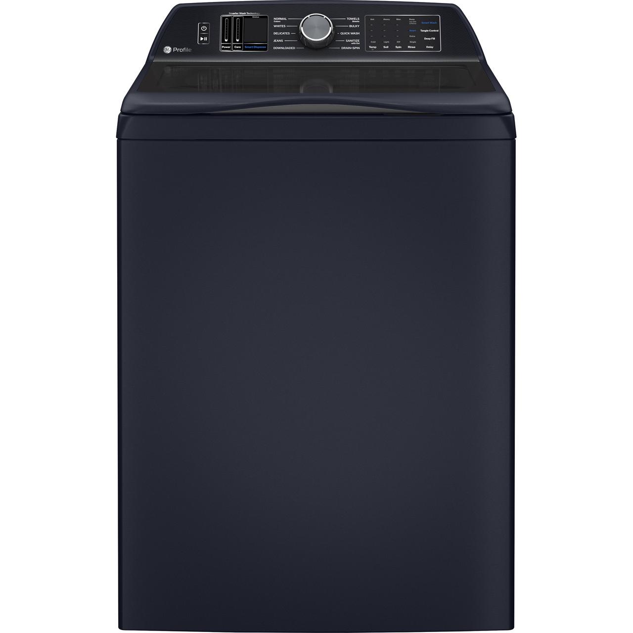 GE Profile 6.2 cu. ft. Top Loading Washer with Smarter Wash Technology and Adaptive SmartDispense PTW800BPWRS IMAGE 1