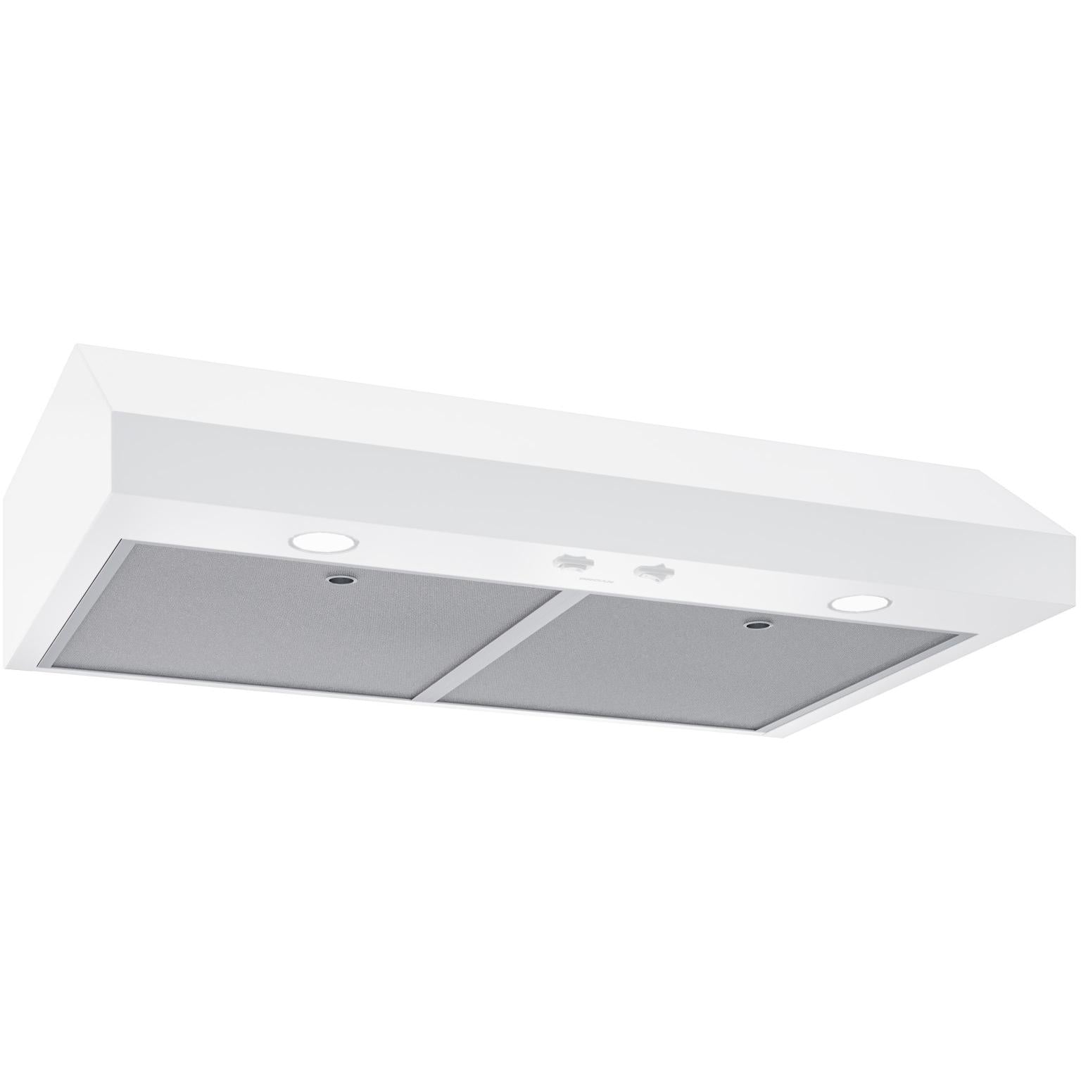  Broan 30-inch GLA1 Series Under Cabinet Range Hood GLA1303WW IMAGE 3