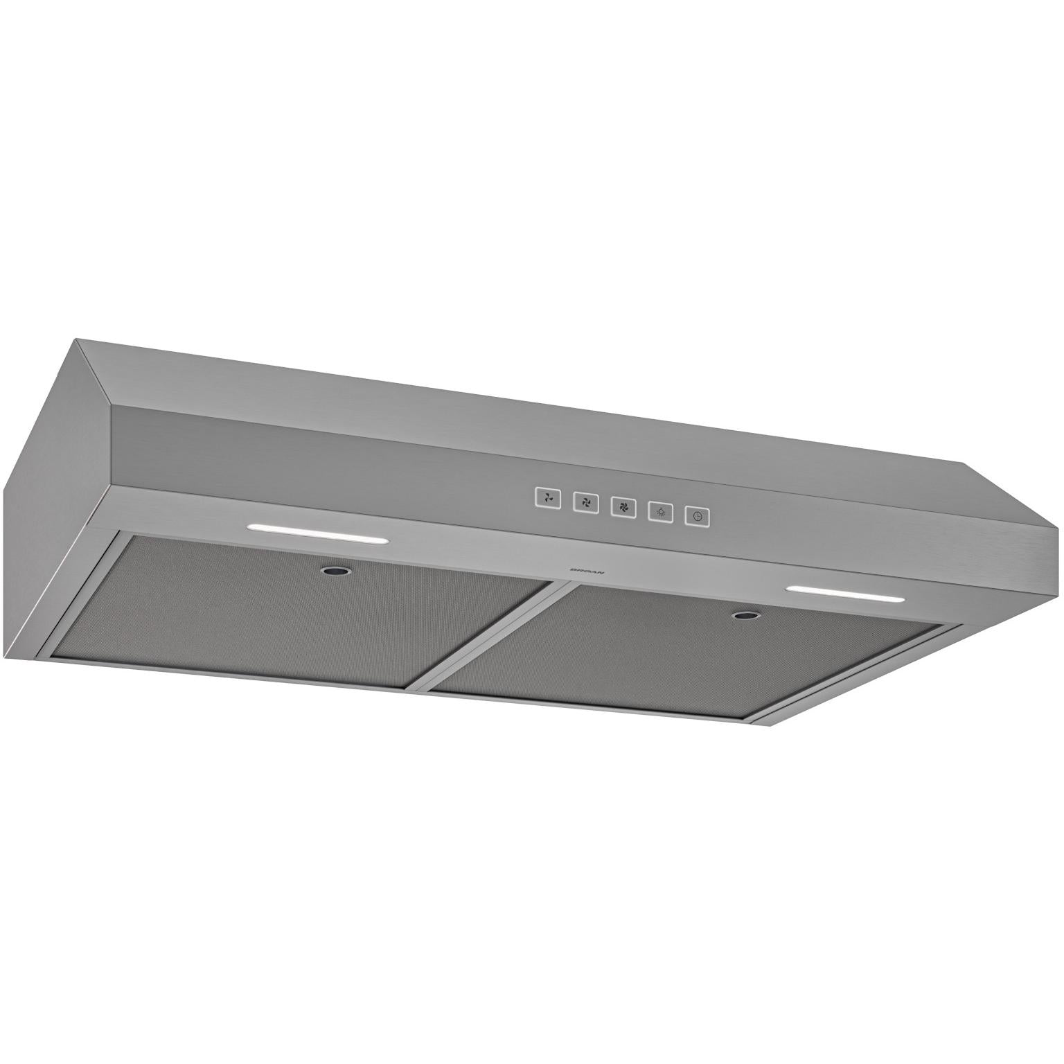  Broan 30-inch Glacier GLA2 Series Under-Cabinet Range Hood GLA2303SS IMAGE 1