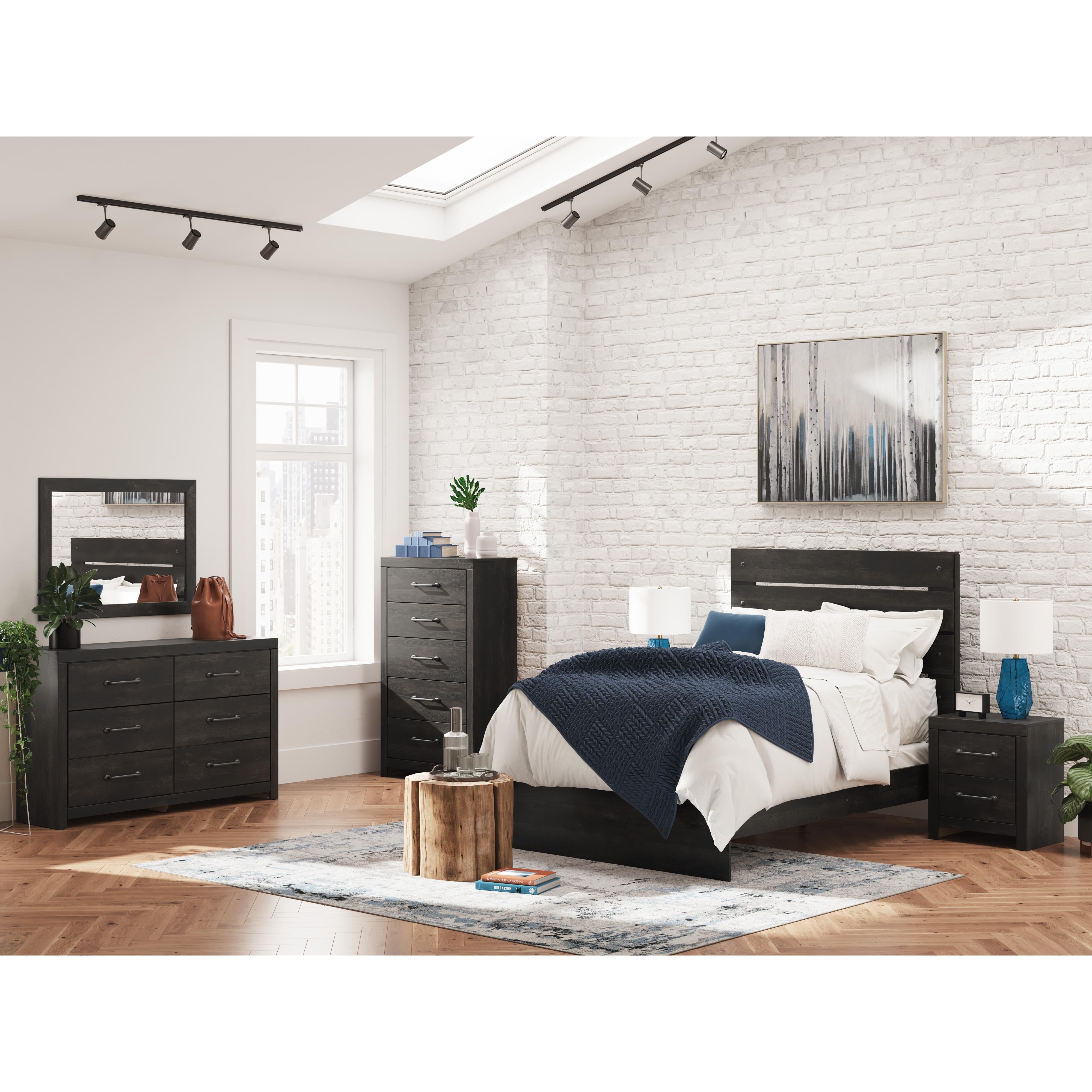 Signature Design by Ashley Hollivern B2108B12 Full Panel Bed IMAGE 7