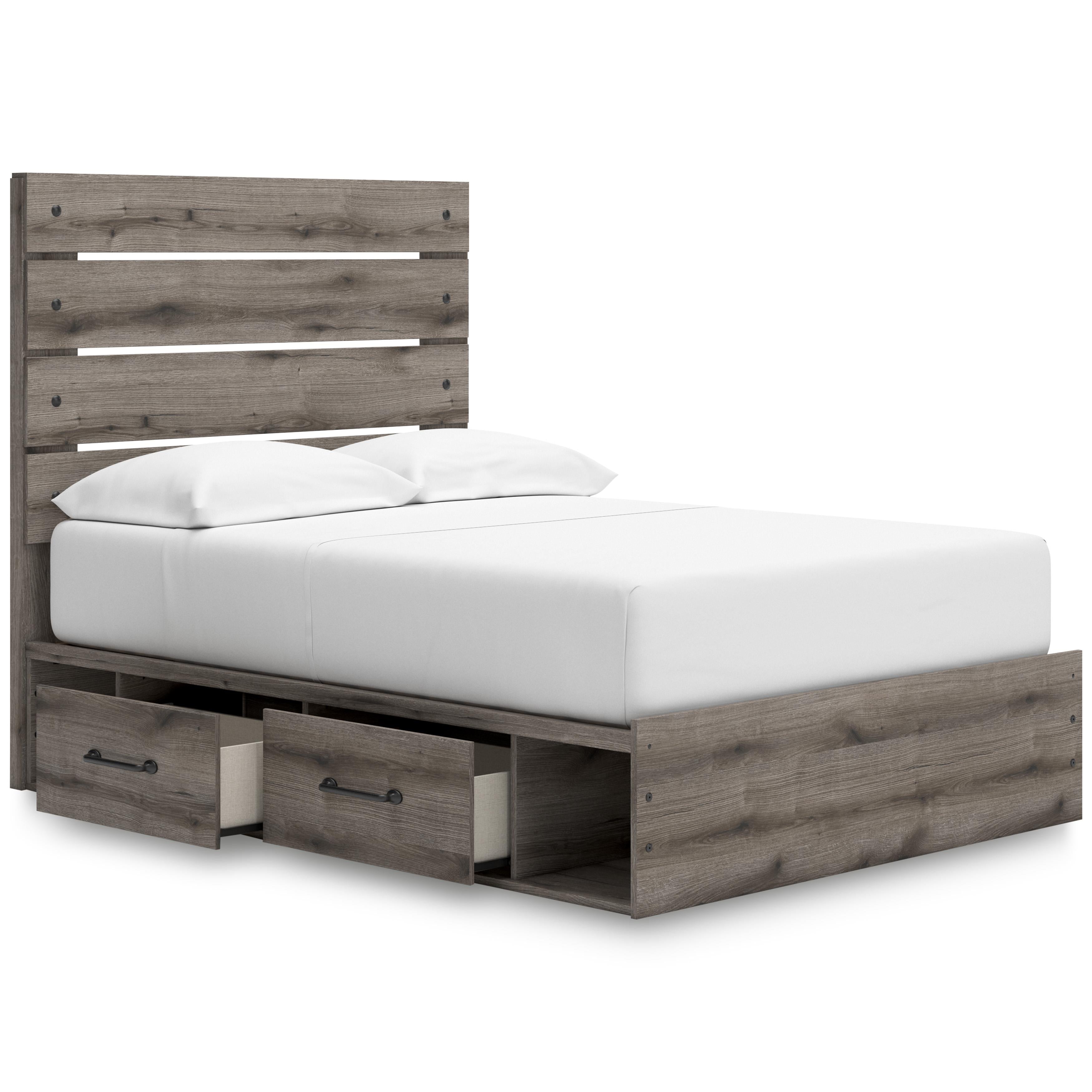 Signature Design by Ashley Graystorm B2405B17 Full Panel Bed with Storage IMAGE 2