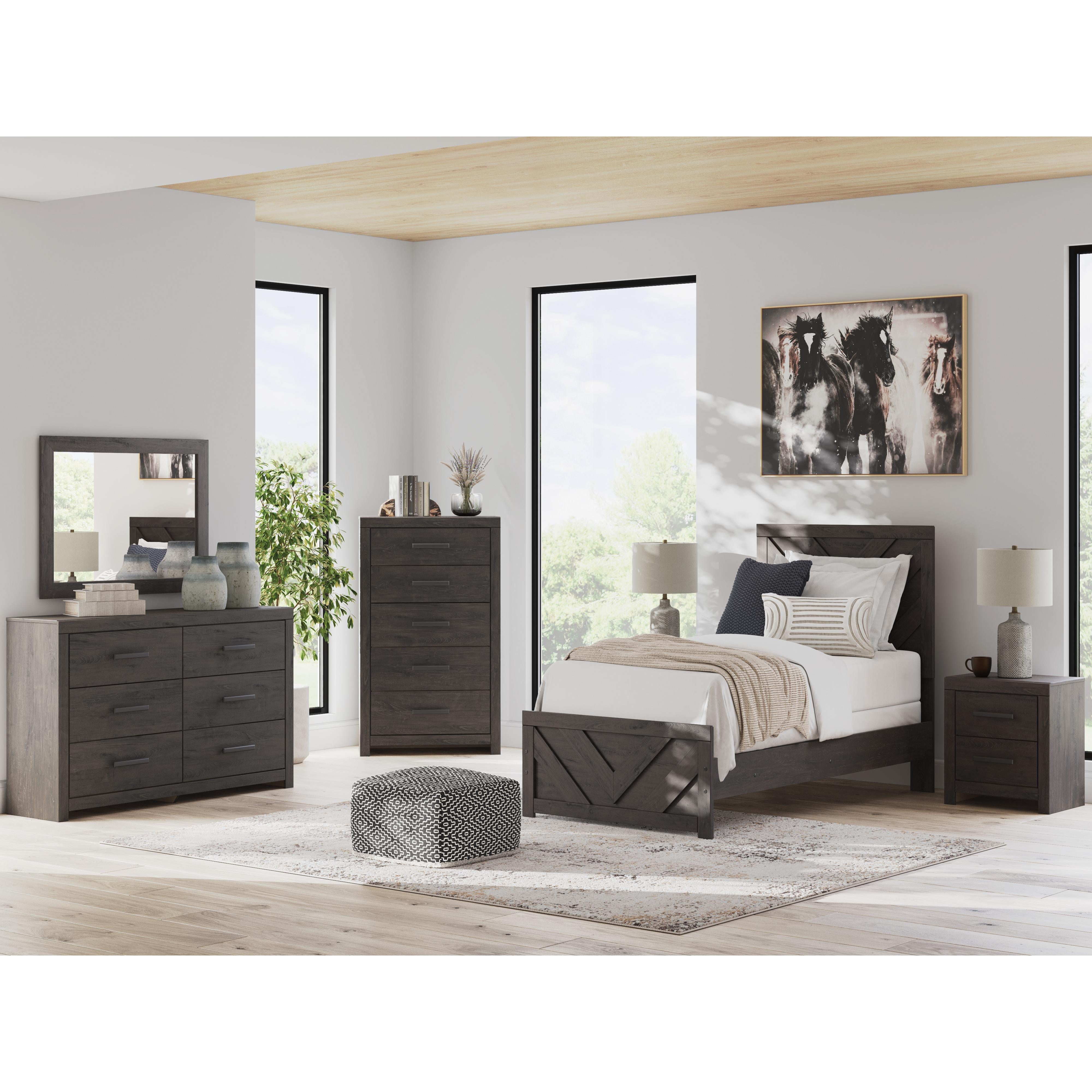 Signature Design by Ashley Prendonea B3789-92 Two Drawer Night Stand IMAGE 11