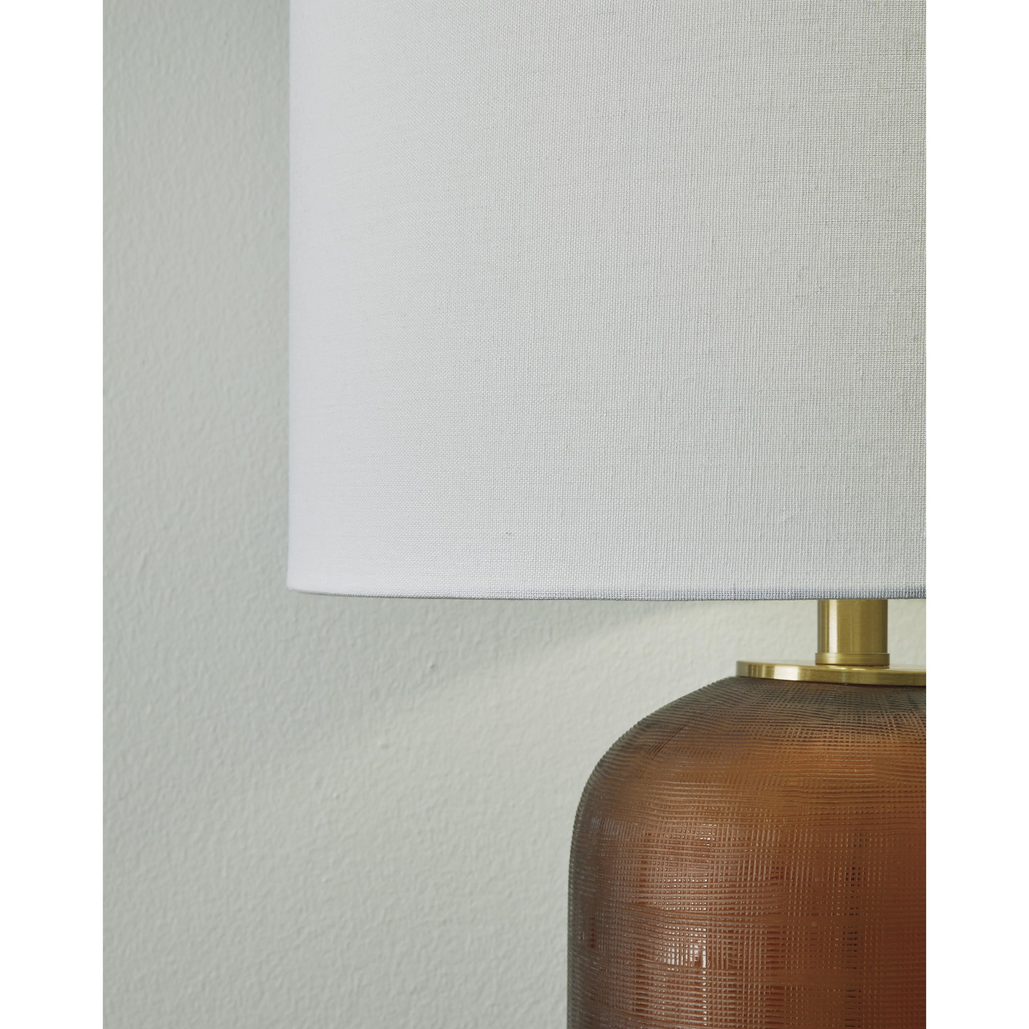 Signature Design by Ashley Farberman L430864 Glass Table Lamp IMAGE 3
