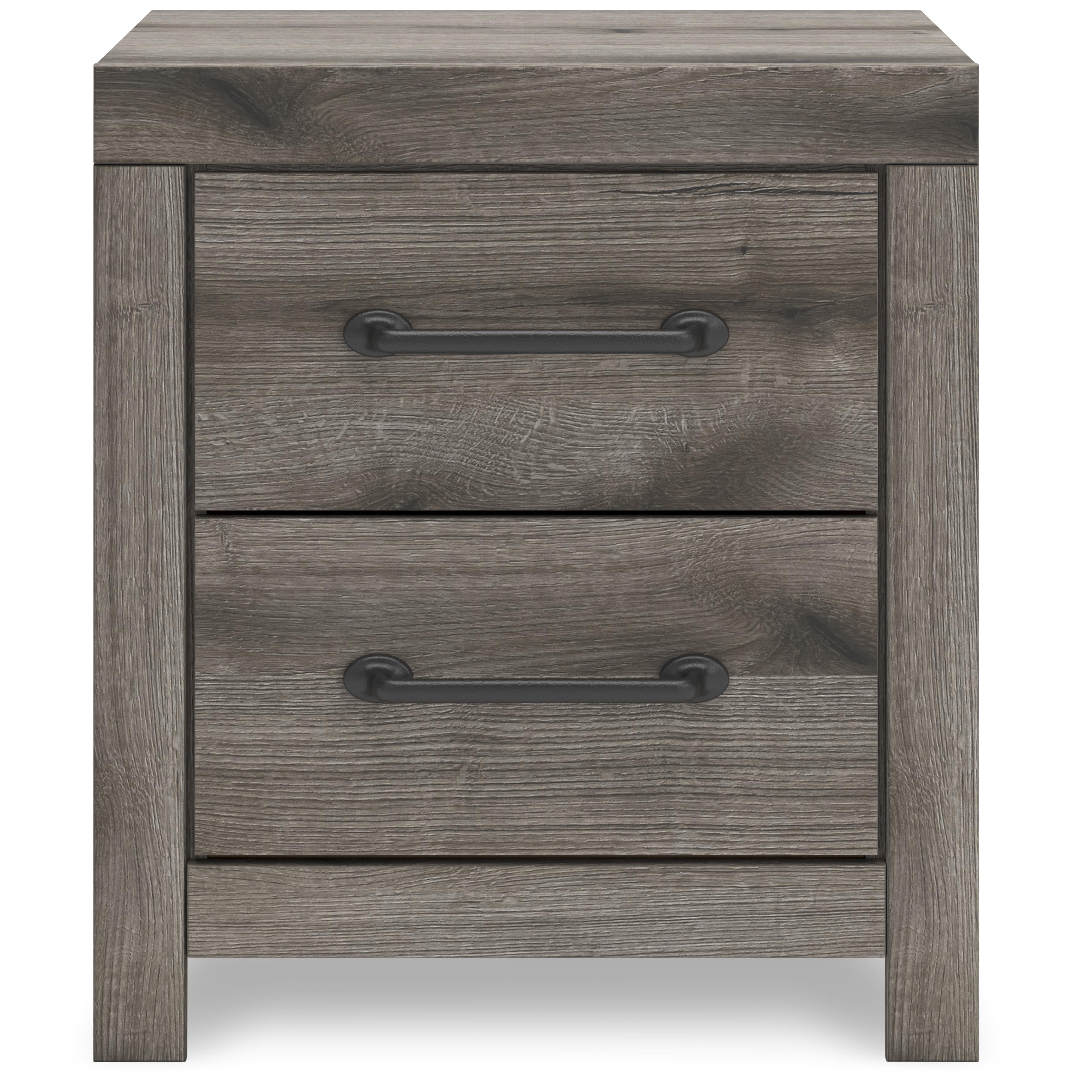 Signature Design by Ashley Graystorm PCB2405-92 Two Drawer Night Stand IMAGE 3