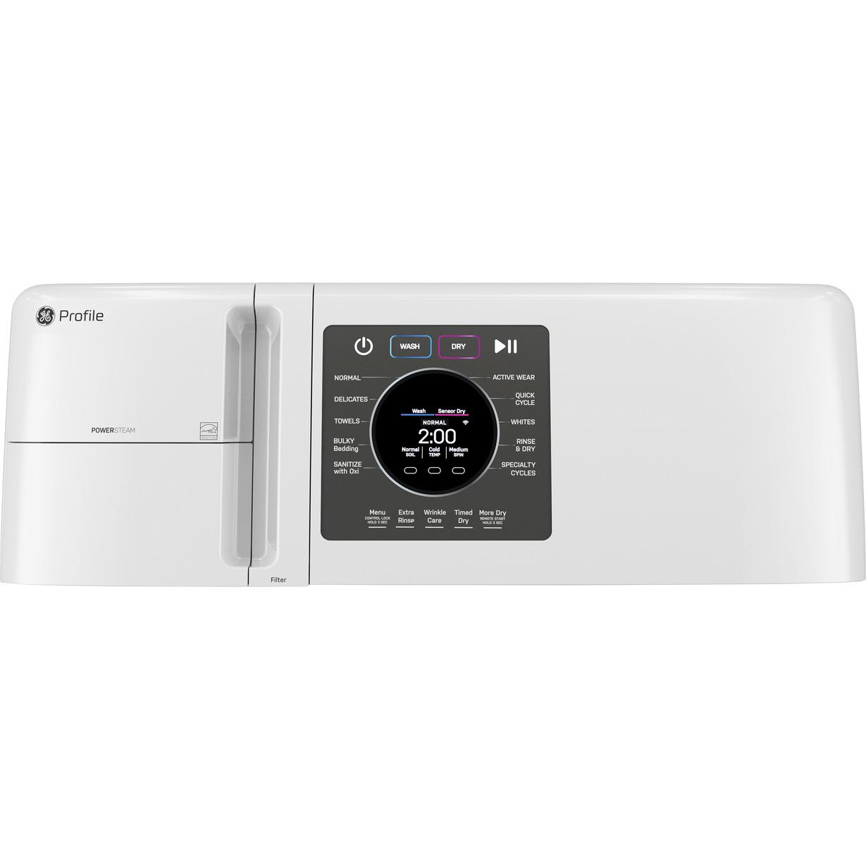  GE Profile 4.6 cu. ft. UltraFast Combo with Ventless Inverter Heat Pump Technology Washer/Dryer PFQ83HSSWWW IMAGE 3