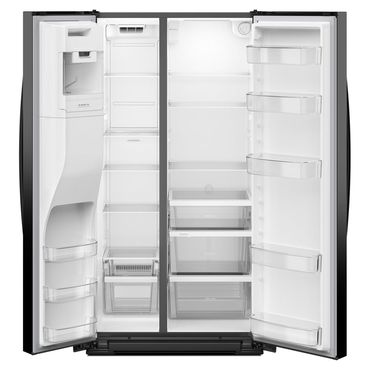  Whirlpool 36-inch, 21 cu. ft. Side-by-Side Refrigerator with Water and Ice Dispenser WRSC5536RB IMAGE 2