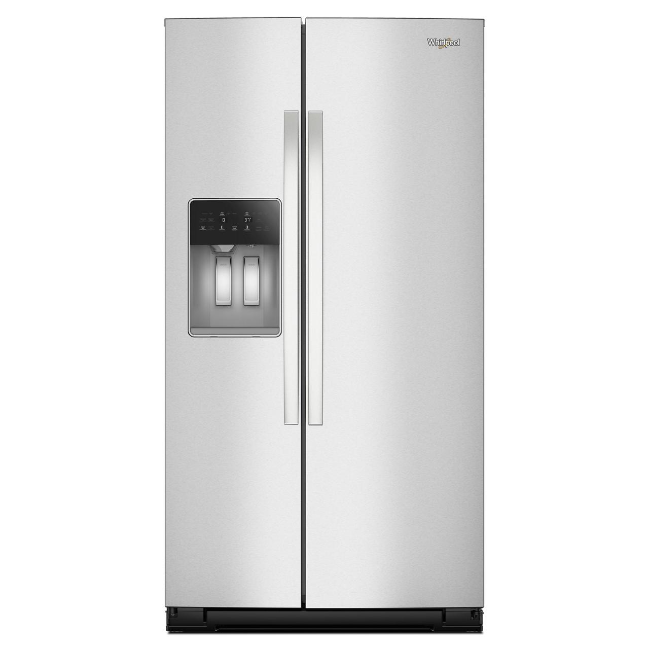  Whirlpool 36-inch, 21 cu. ft. Side-by-Side Refrigerator with Water and Ice Dispenser WRSC5536RZ IMAGE 1