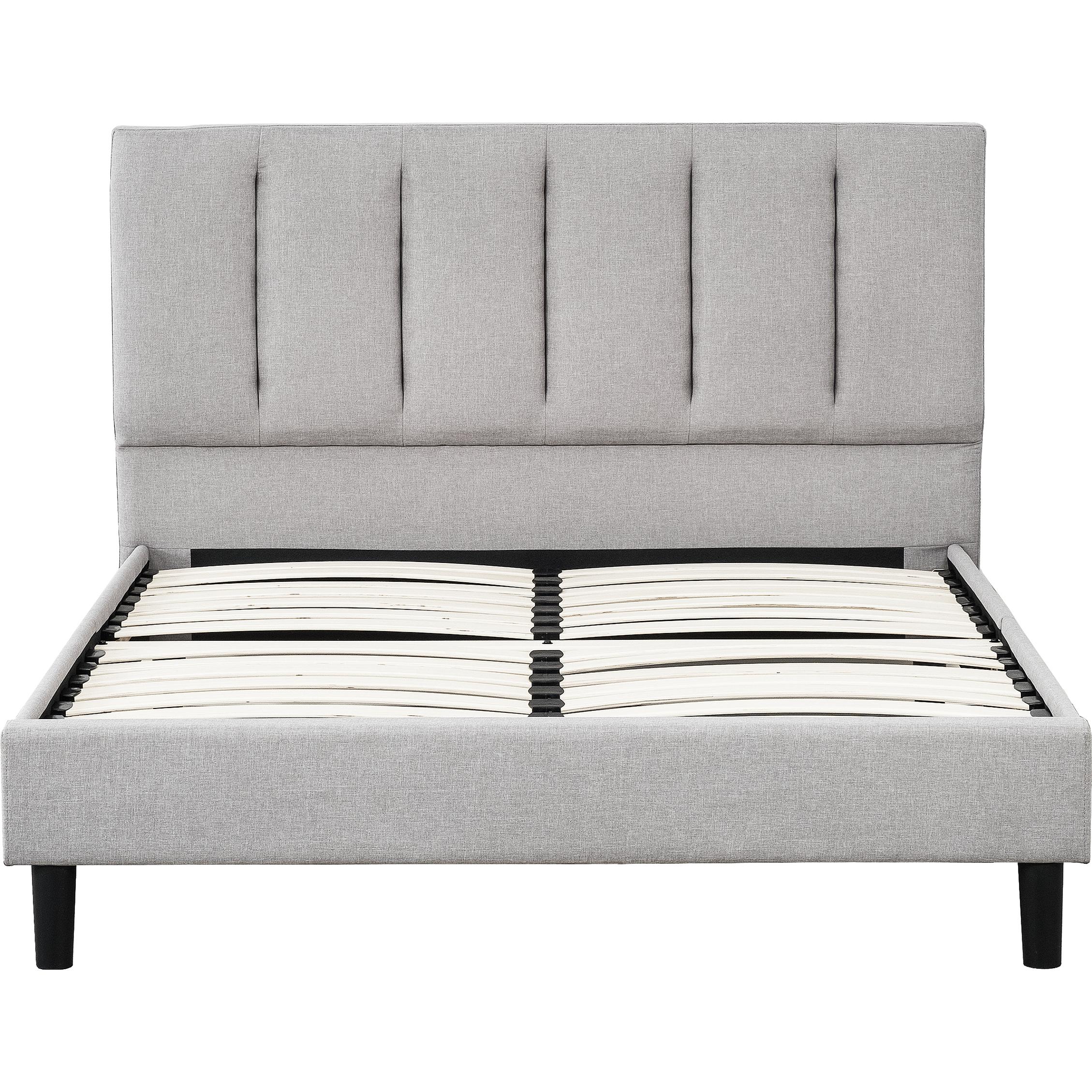  Primo International Ann B3691LIST0XB5Q Queen Upholstered Platform Bed - Stone IMAGE 2