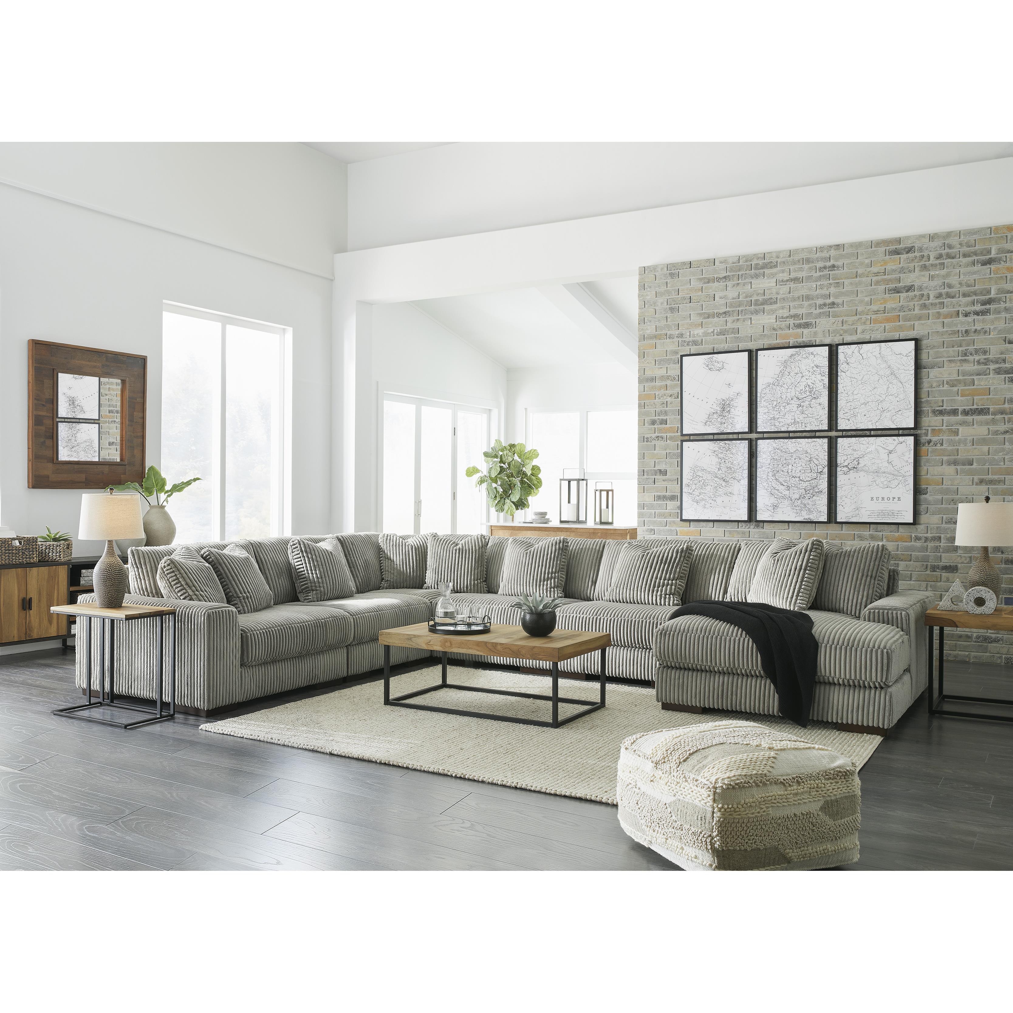 Signature Design by Ashley Lindyn 6 pc Sectional 2110564/2110546/2110577/2110546/2110546/2110517 IMAGE 2
