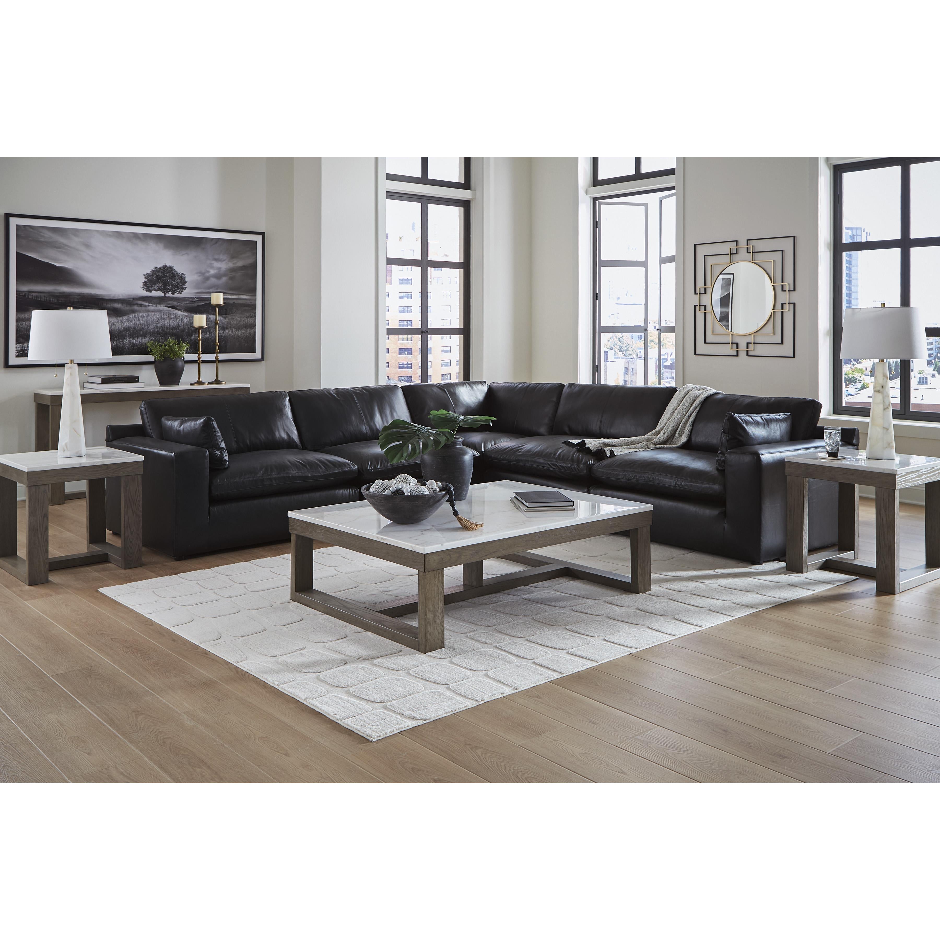  Signature Design by Ashley Emilia 30902S4 5 pc Sectional IMAGE 3