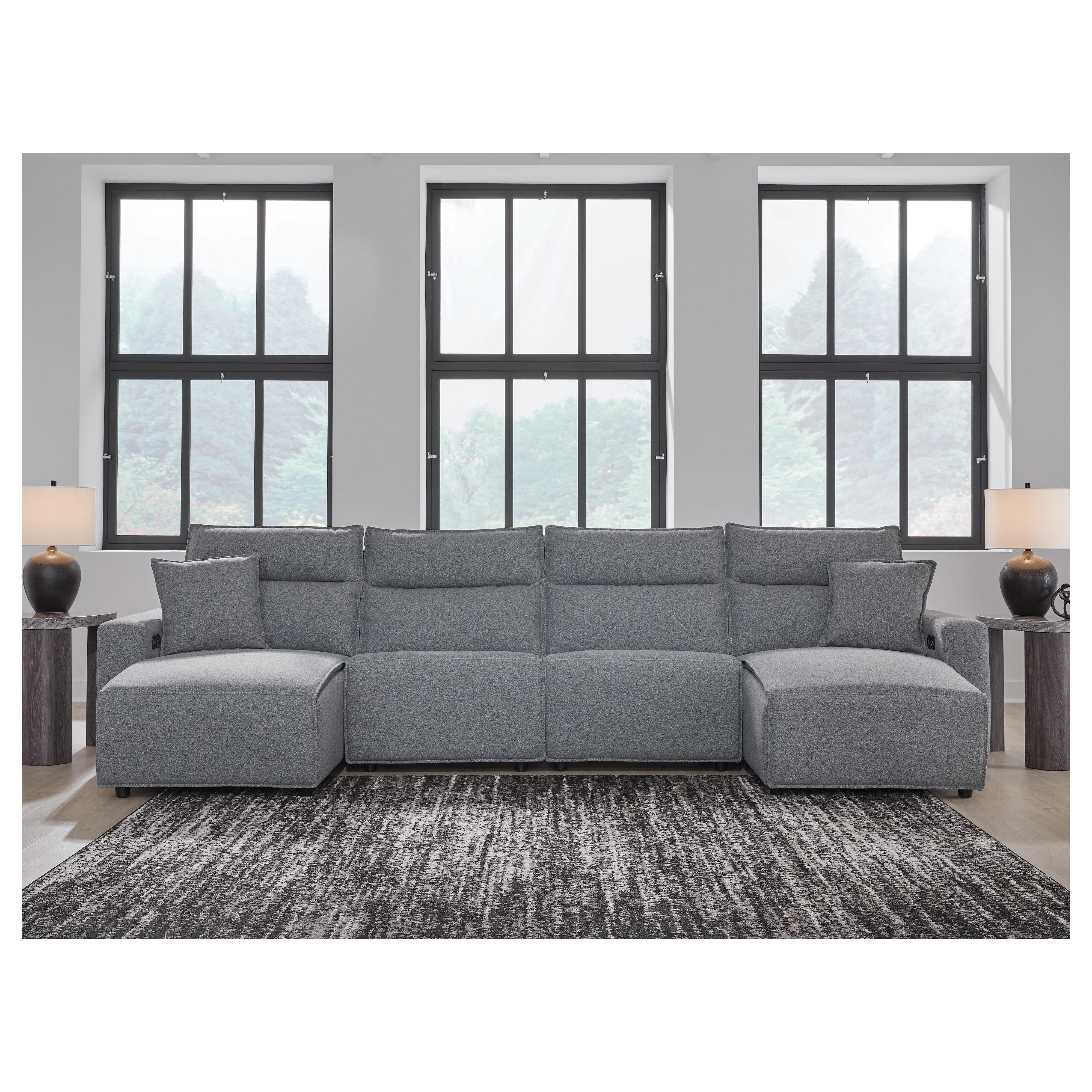  Signature Design by Ashley Modmax 65906S11 4 pc Power Reclining Sectional with Chaise IMAGE 4