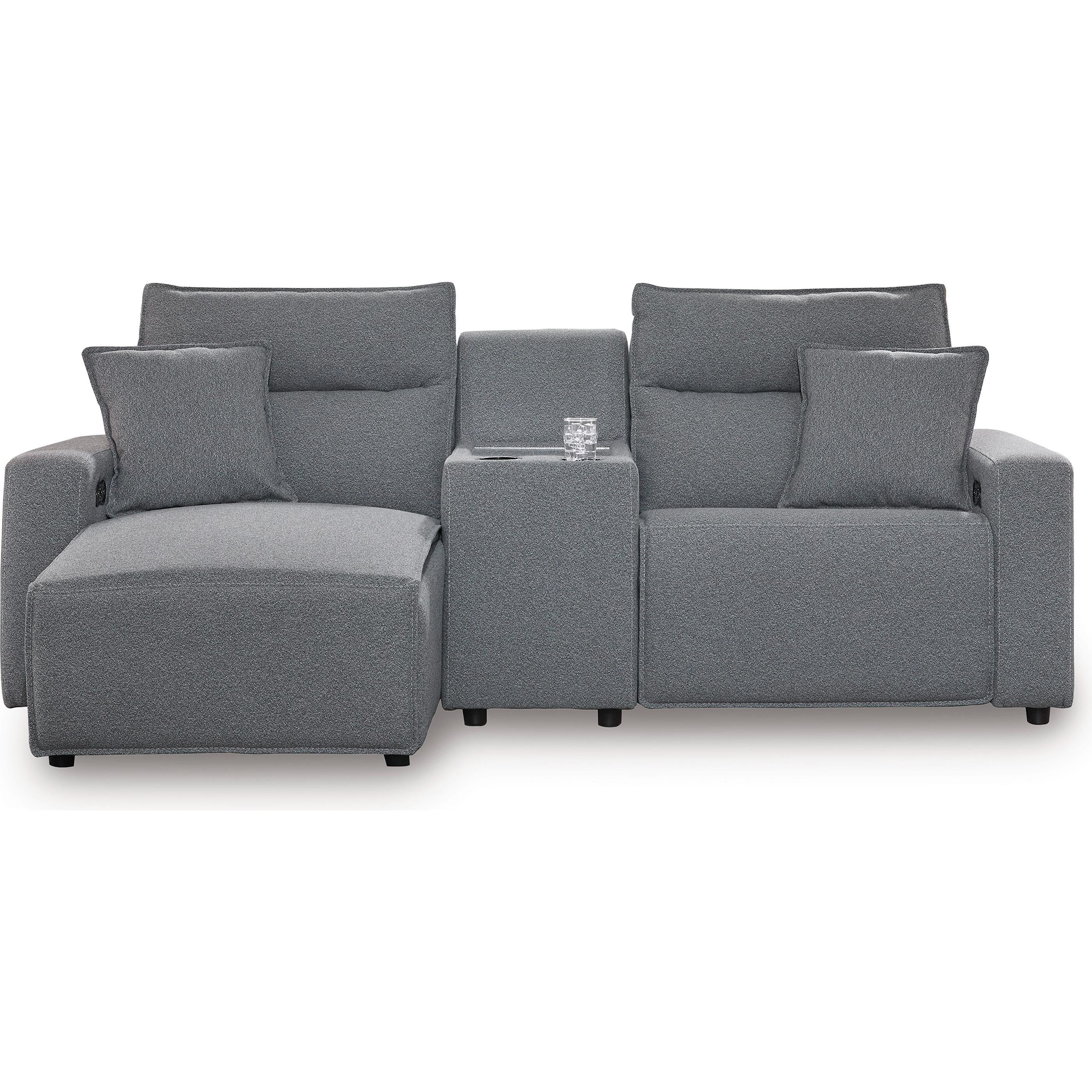  Signature Design by Ashley Modmax 65906S17 3 pc Power Reclining Sectional with Chaise IMAGE 1