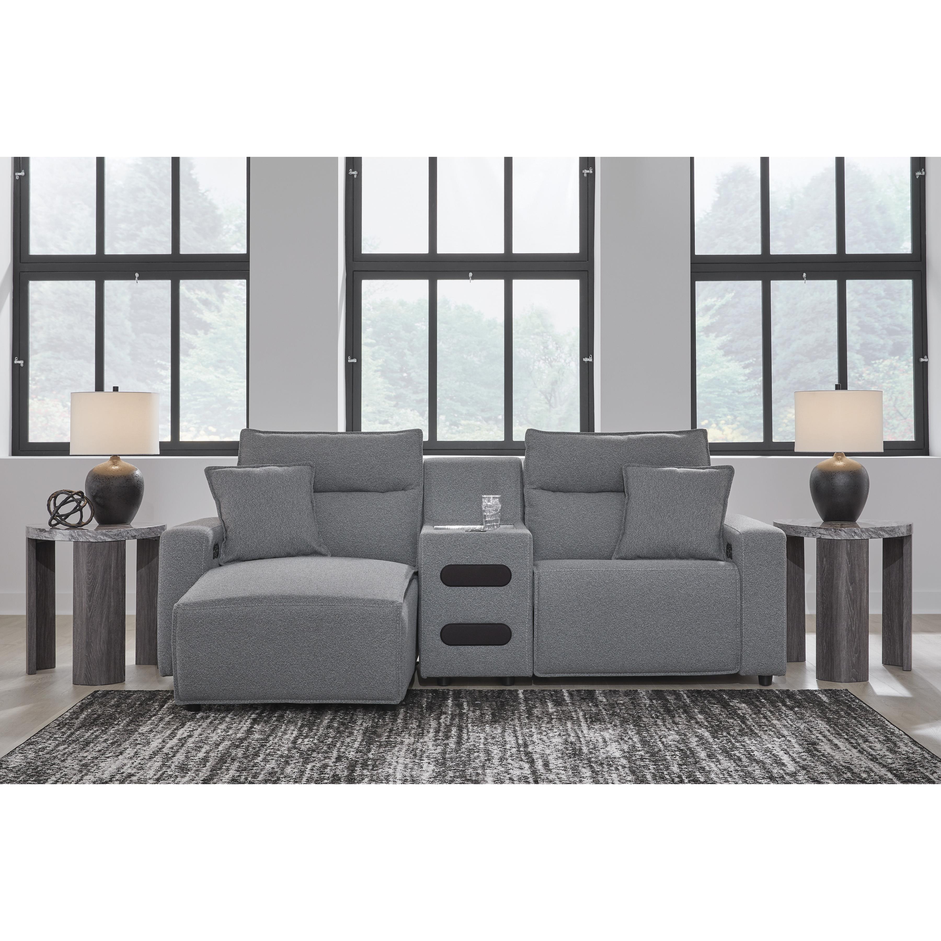  Signature Design by Ashley Modmax 65906S18 3 pc Power Reclining Sectional with Chaise IMAGE 5
