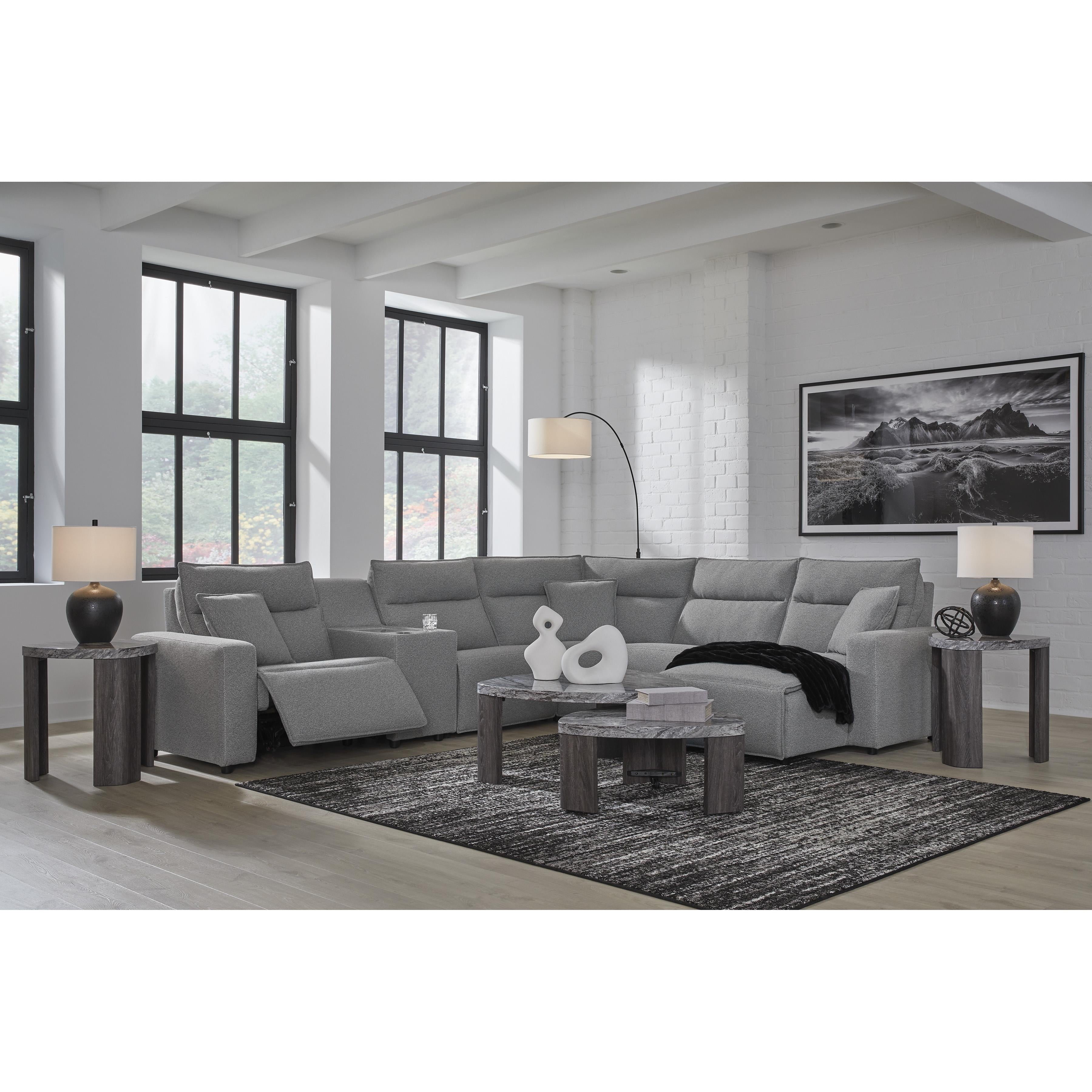  Signature Design by Ashley Modmax 65906S6 6 pc Power Reclining Sectional with Chaise IMAGE 6