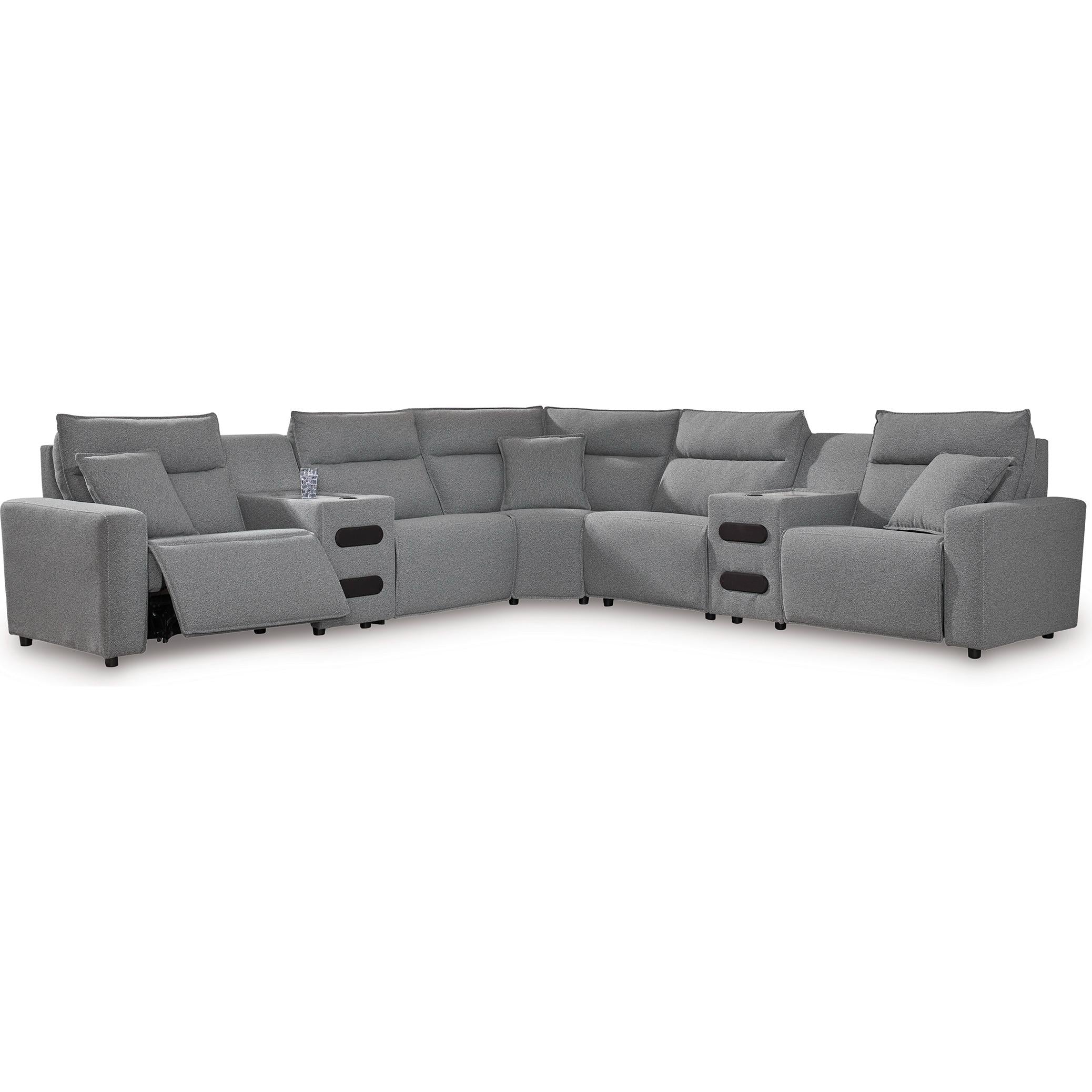  Signature Design by Ashley Modmax 65906S9 7 pc Power Reclining Sectional with Chaise IMAGE 1