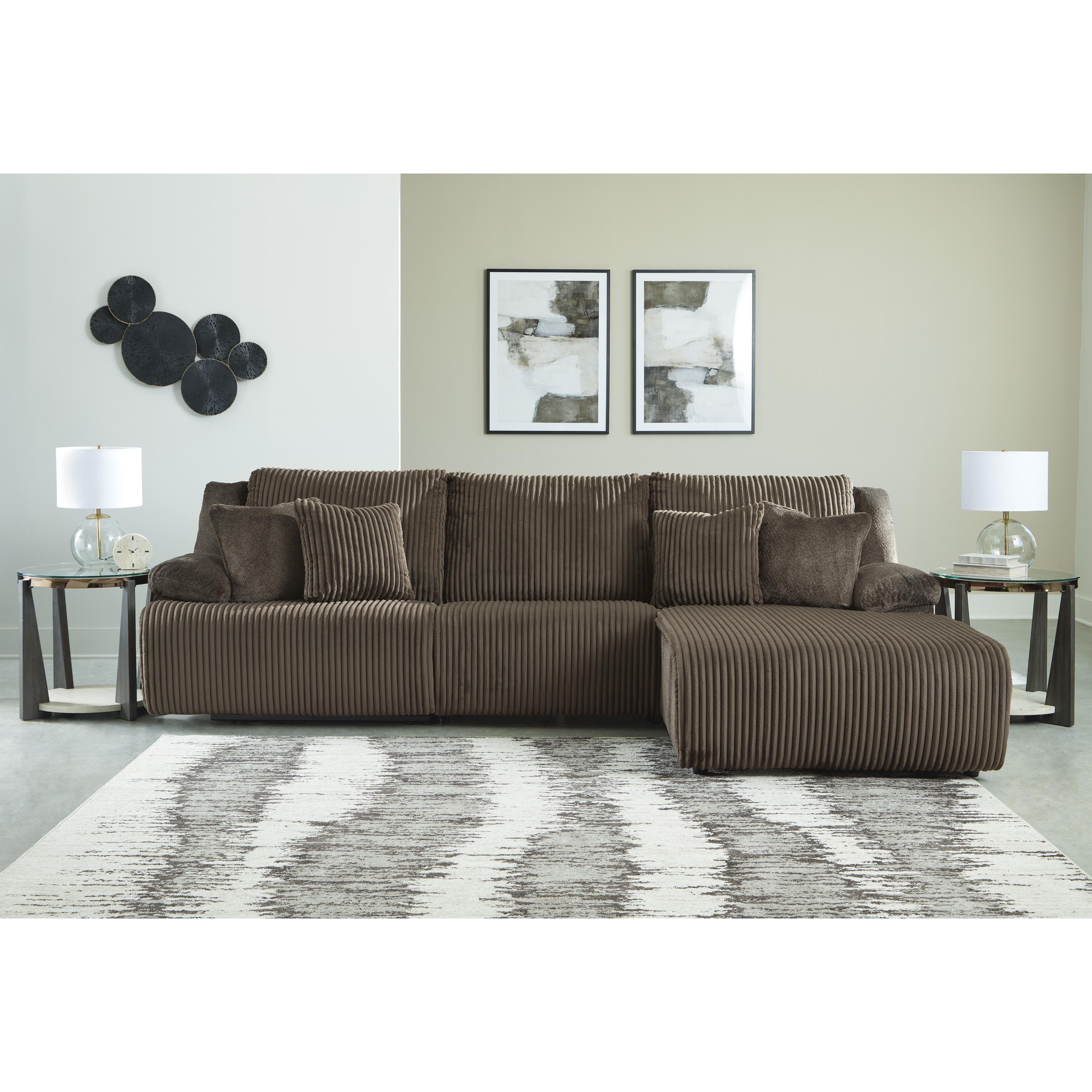 Signature Design by Ashley Top Tier 92705S6 3 pc Sectional Sofa Chaise IMAGE 2