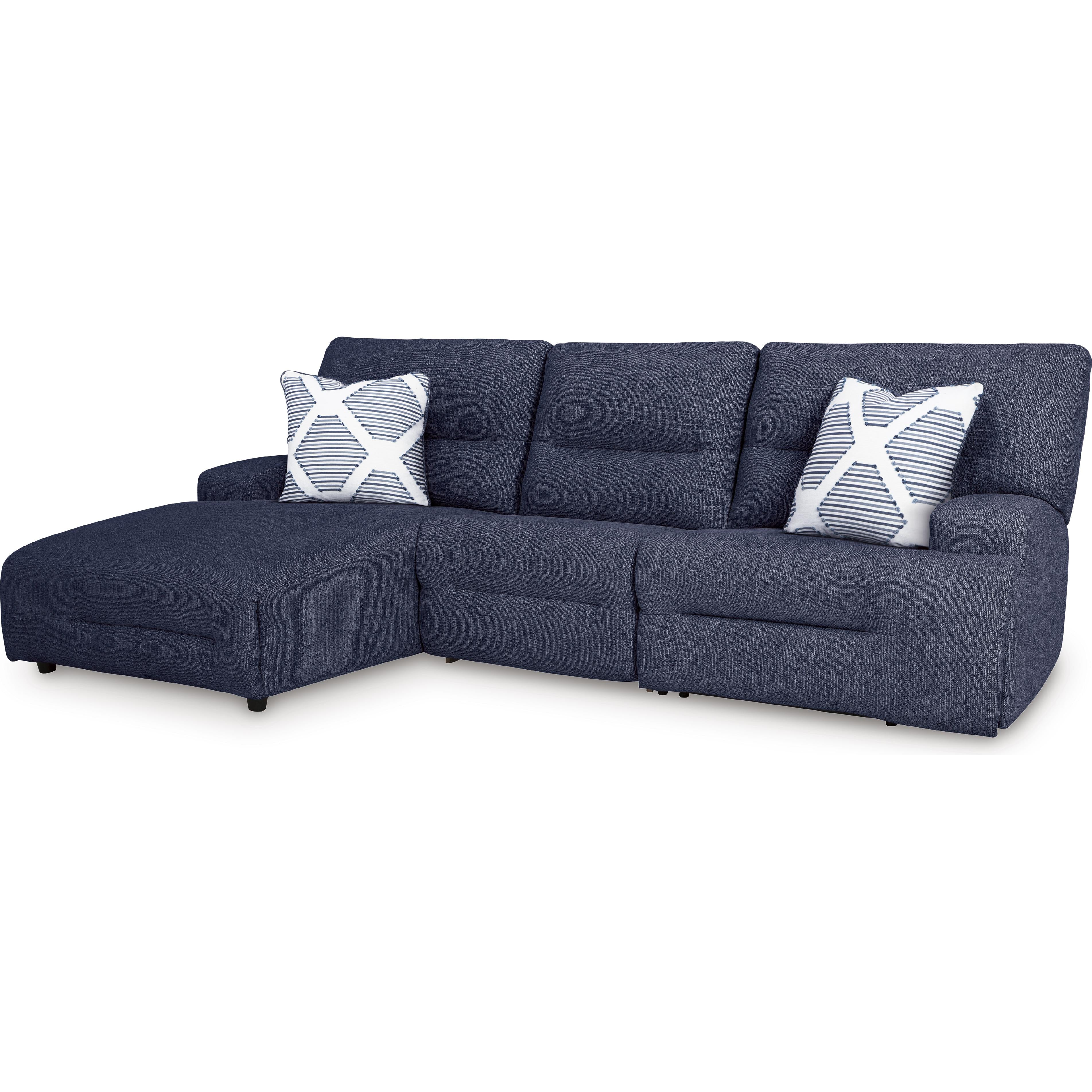  Signature Design by Ashley Acklen Place 93607S7 3 pc Power Reclining Sectional IMAGE 1