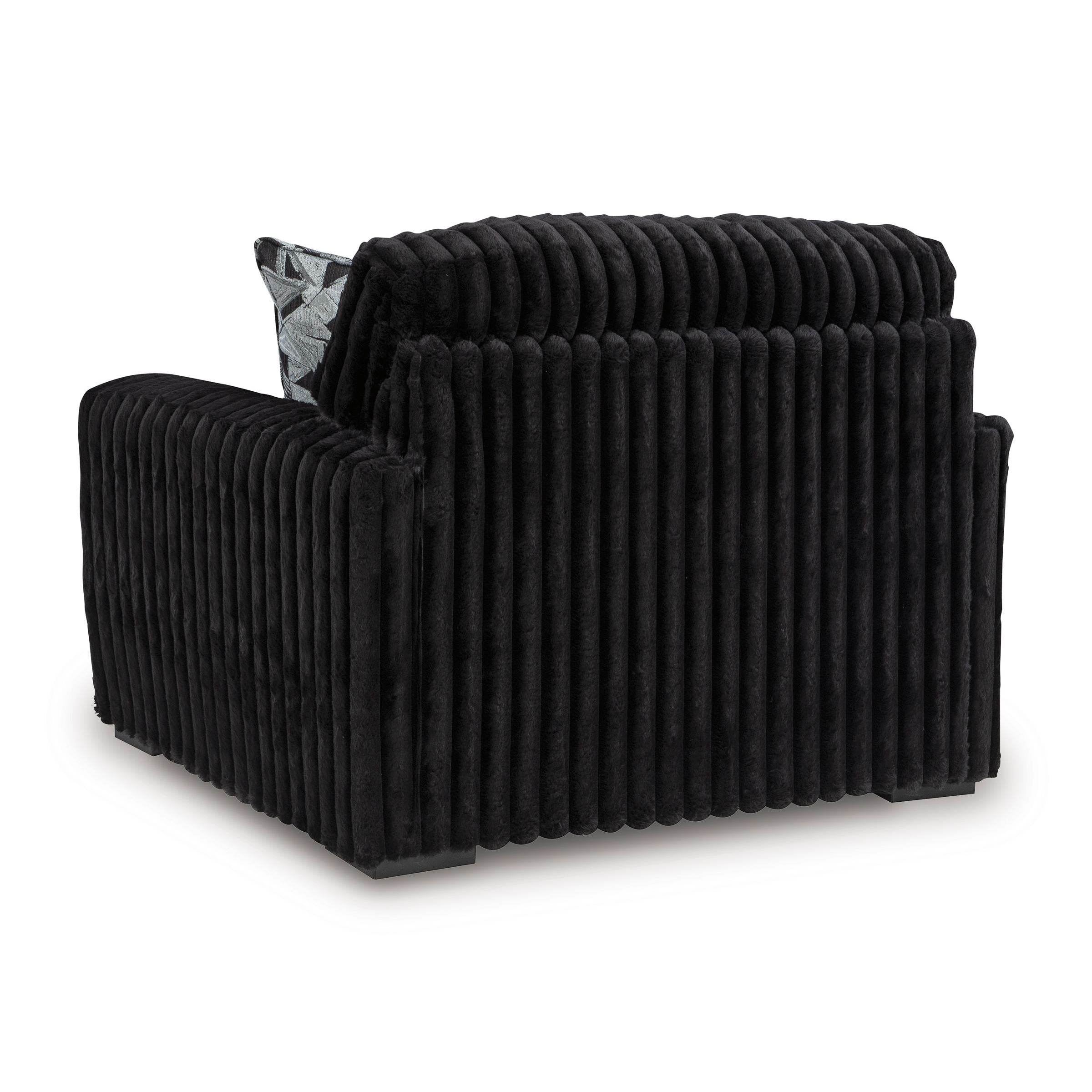 Signature Design by Ashley Midnight-Madness 9810323 Chair and a Half IMAGE 3