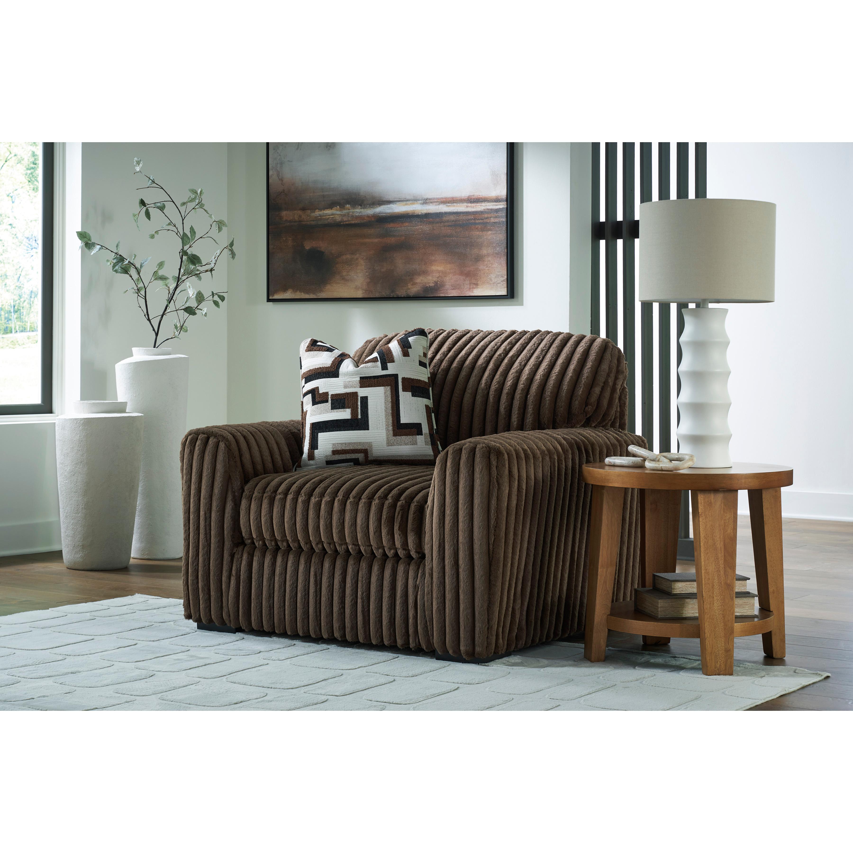 Signature Design by Ashley Midnight-Madness 9810423 Chair and a Half IMAGE 4