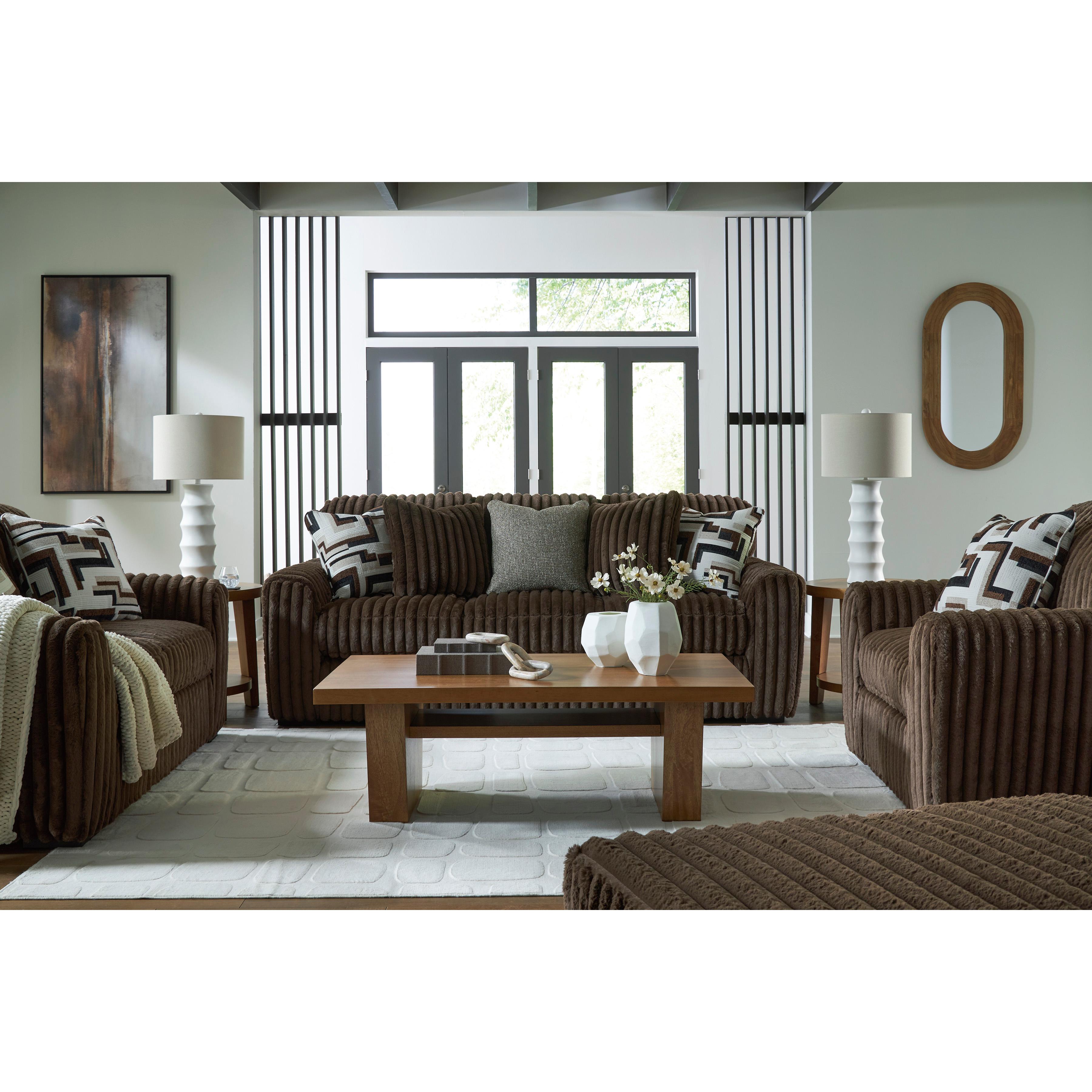 Signature Design by Ashley Midnight-Madness 9810423 Chair and a Half IMAGE 6