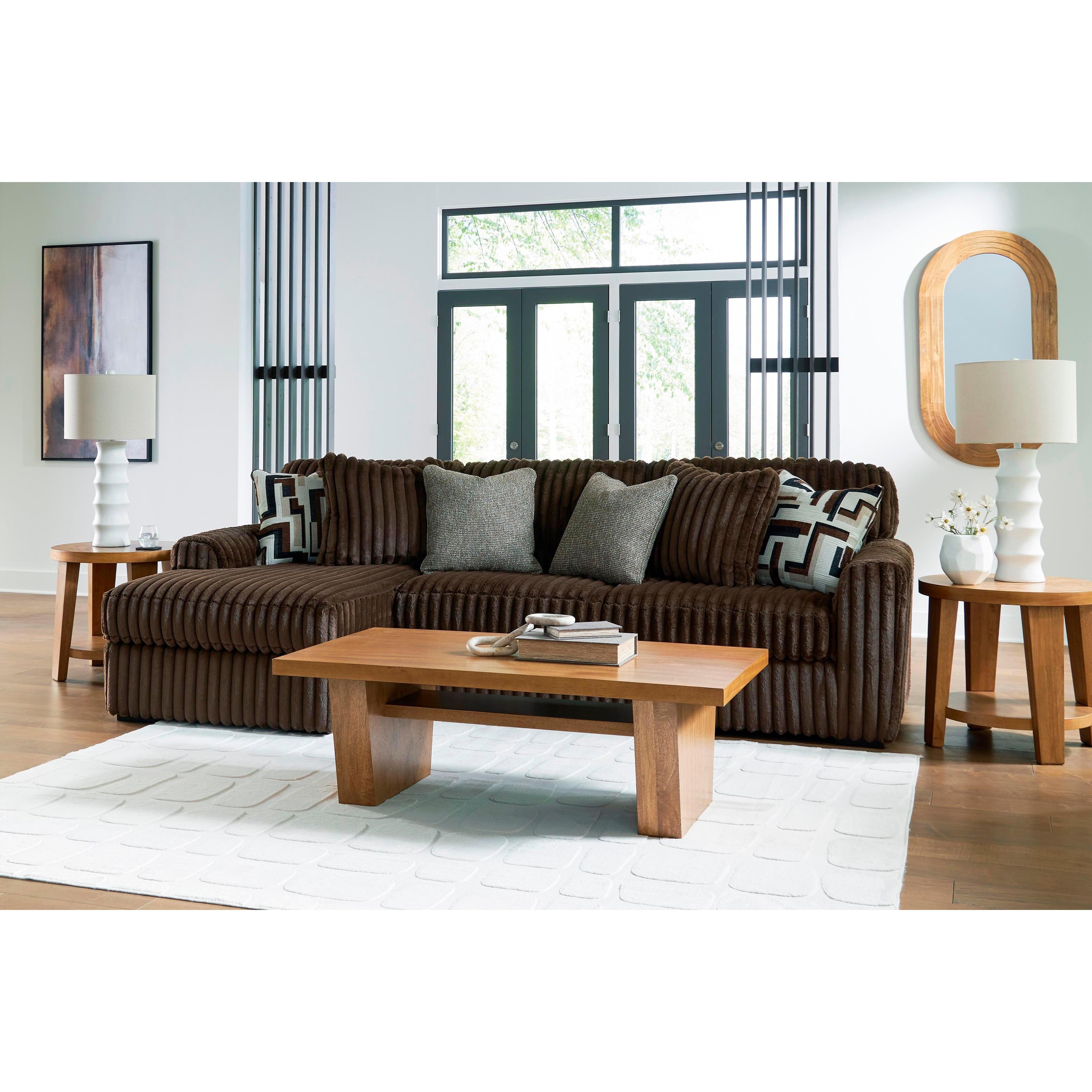  Signature Design by Ashley Midnight-Madness 98104S1 2 pc Sectional Sofa with Chaise IMAGE 5