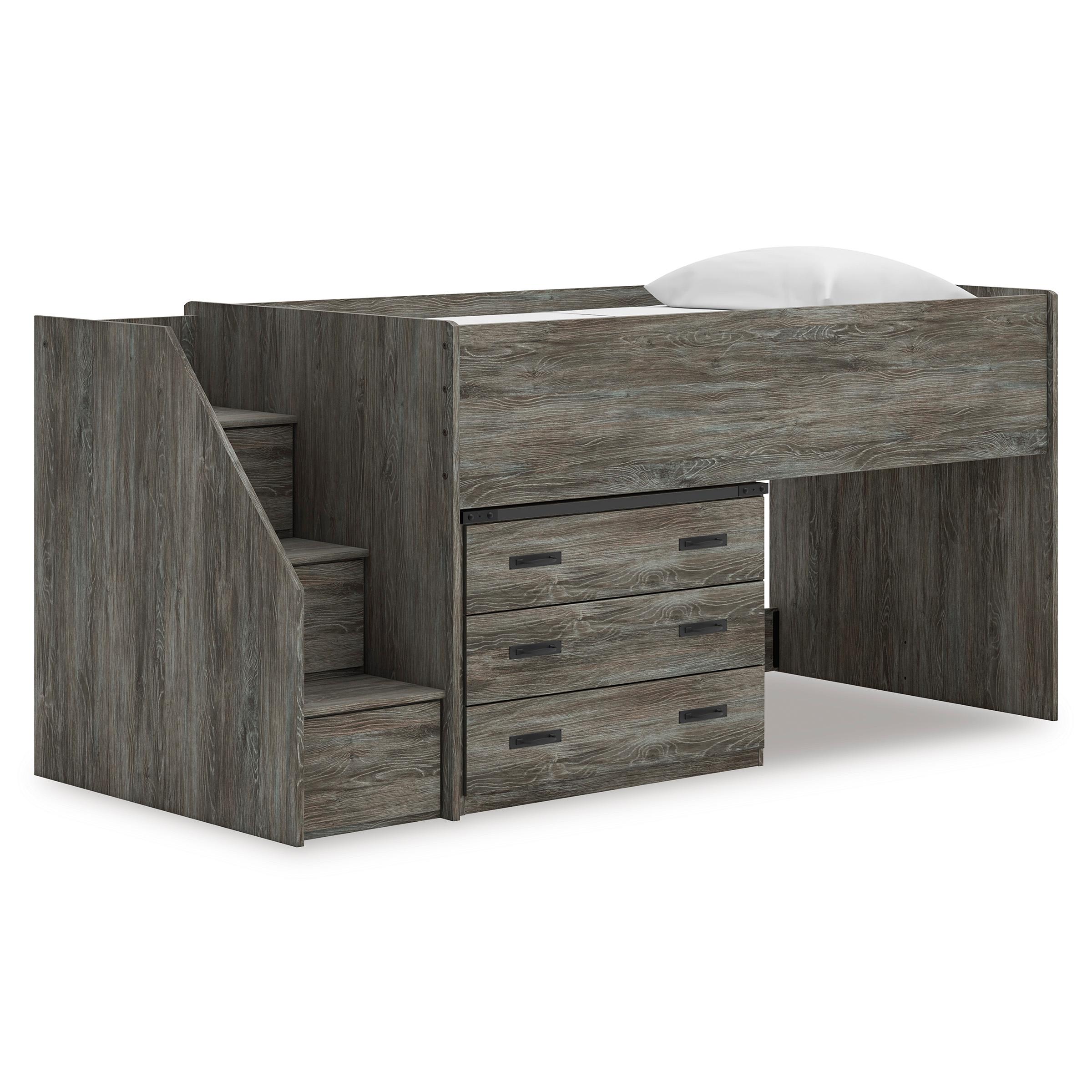 Signature Design by Ashley Frandern B4480B15 Twin Loft Bed with Drawer Storage IMAGE 1