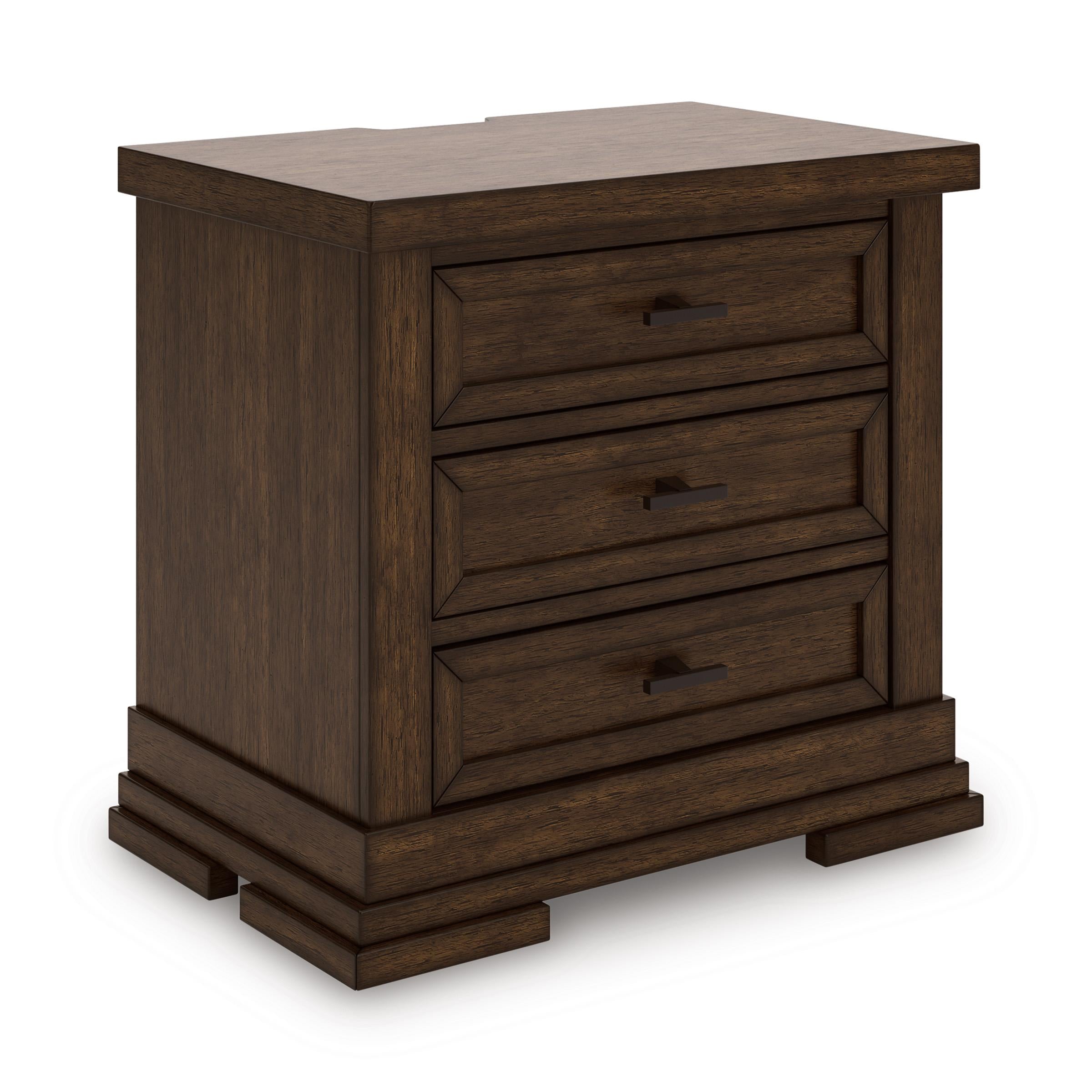 Signature Design by Ashley Taffenbrook B849-93 Three Drawer Night Stand IMAGE 1