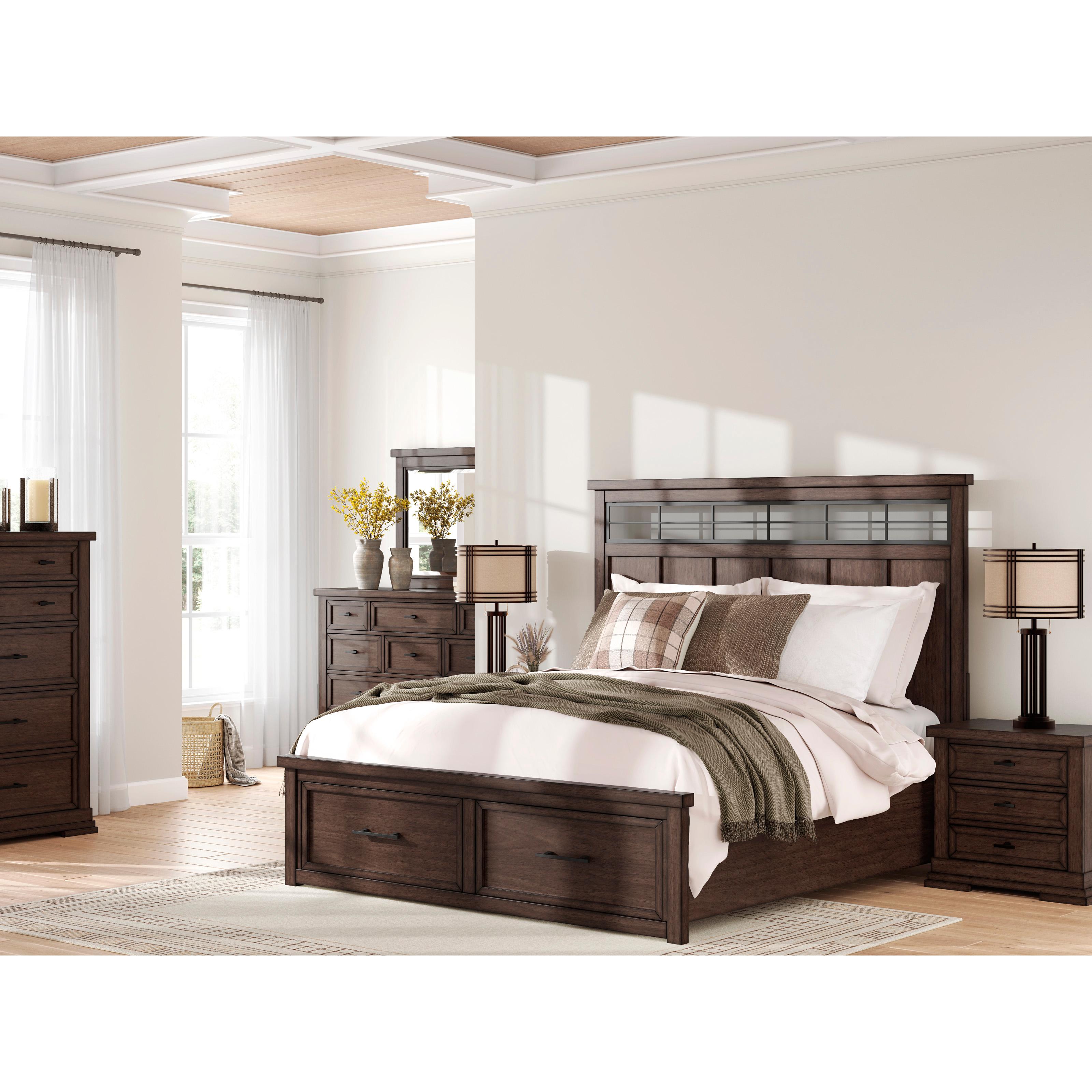 Signature Design by Ashley Taffenbrook B849B1 Dresser and Mirror IMAGE 10