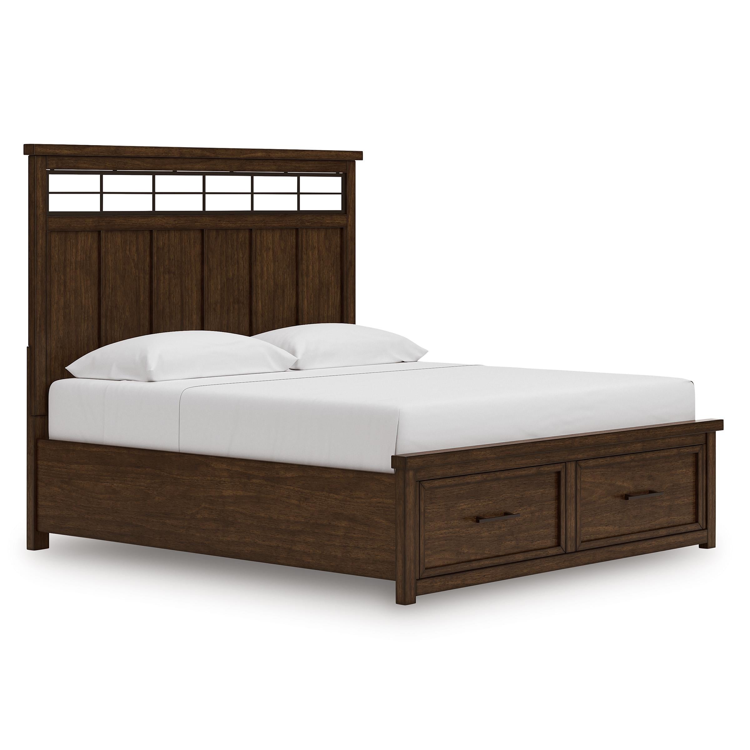 Signature Design by Ashley Taffenbrook B849B4 King Panel Storage Bed IMAGE 1