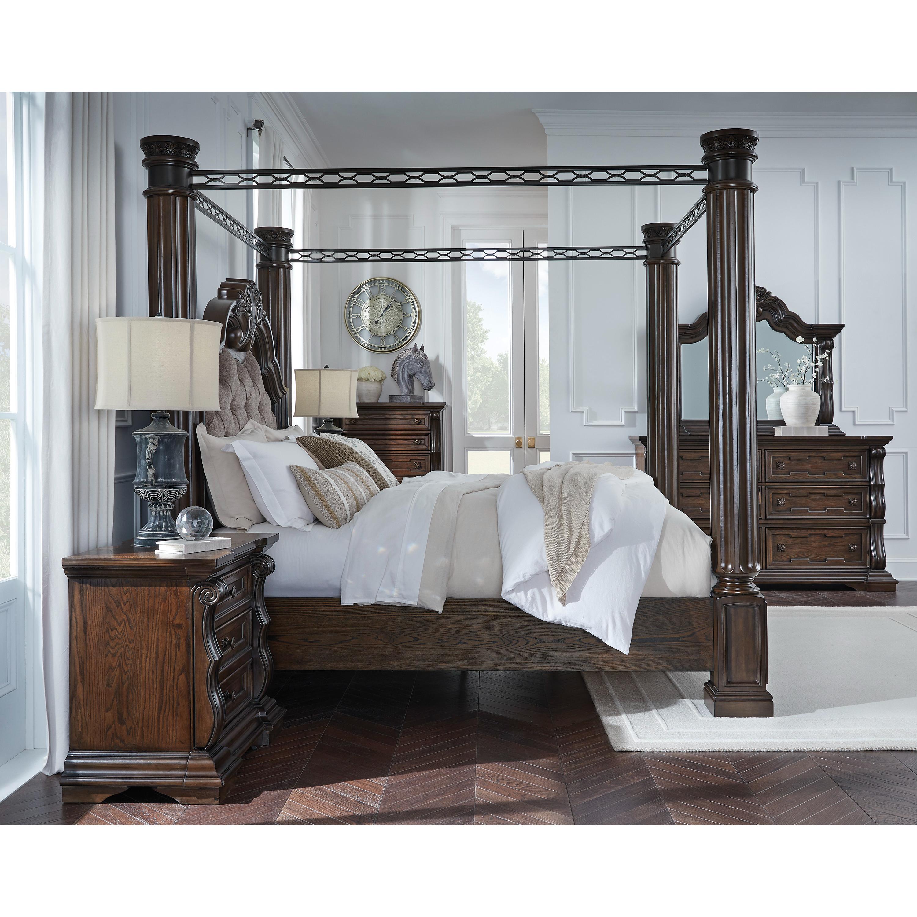  Signature Design by Ashley Maylee B947B11 California King Canopy Bed IMAGE 11