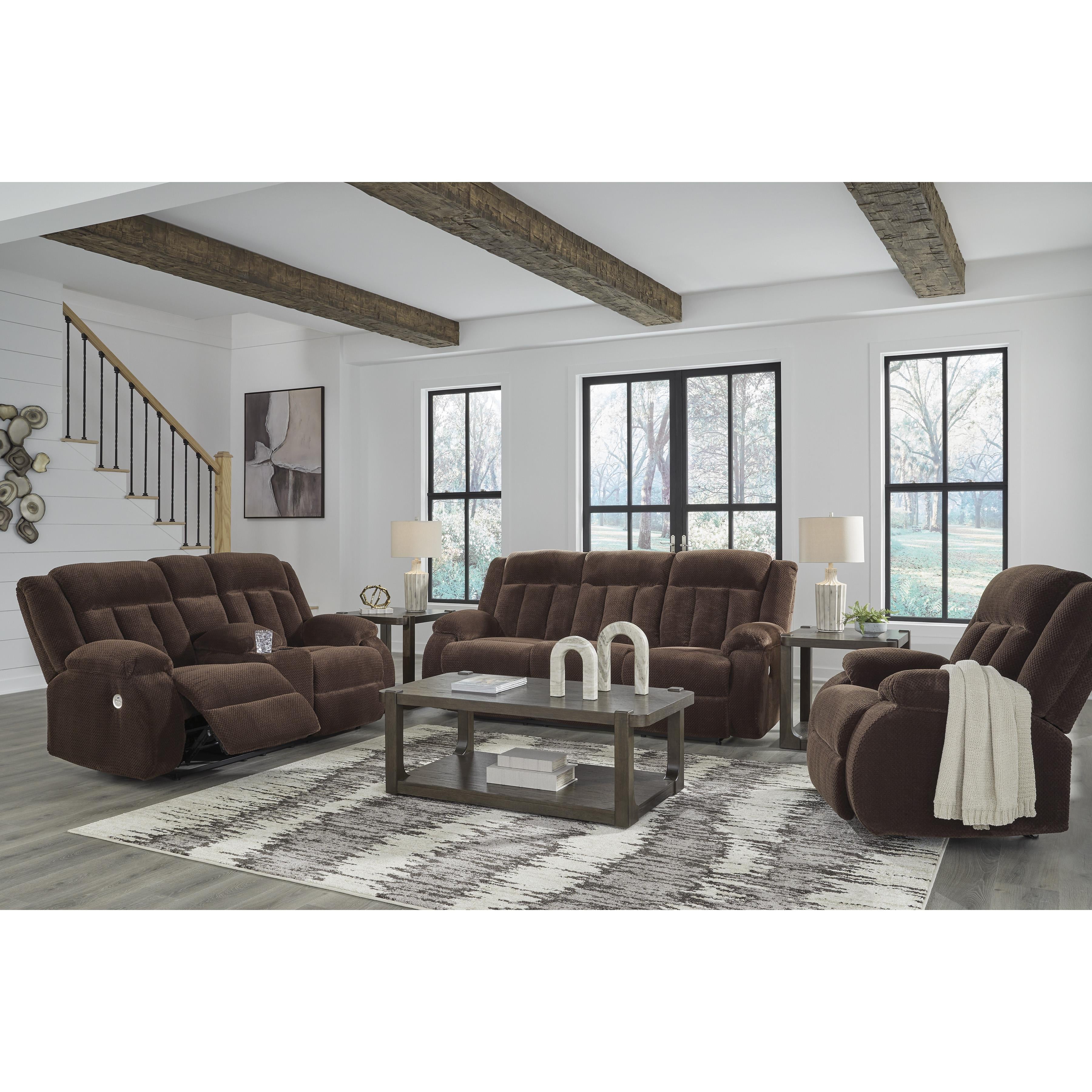  Signature Design by Ashley Free Wake PC2140696 Double Reclining Power Loveseat with Console IMAGE 9