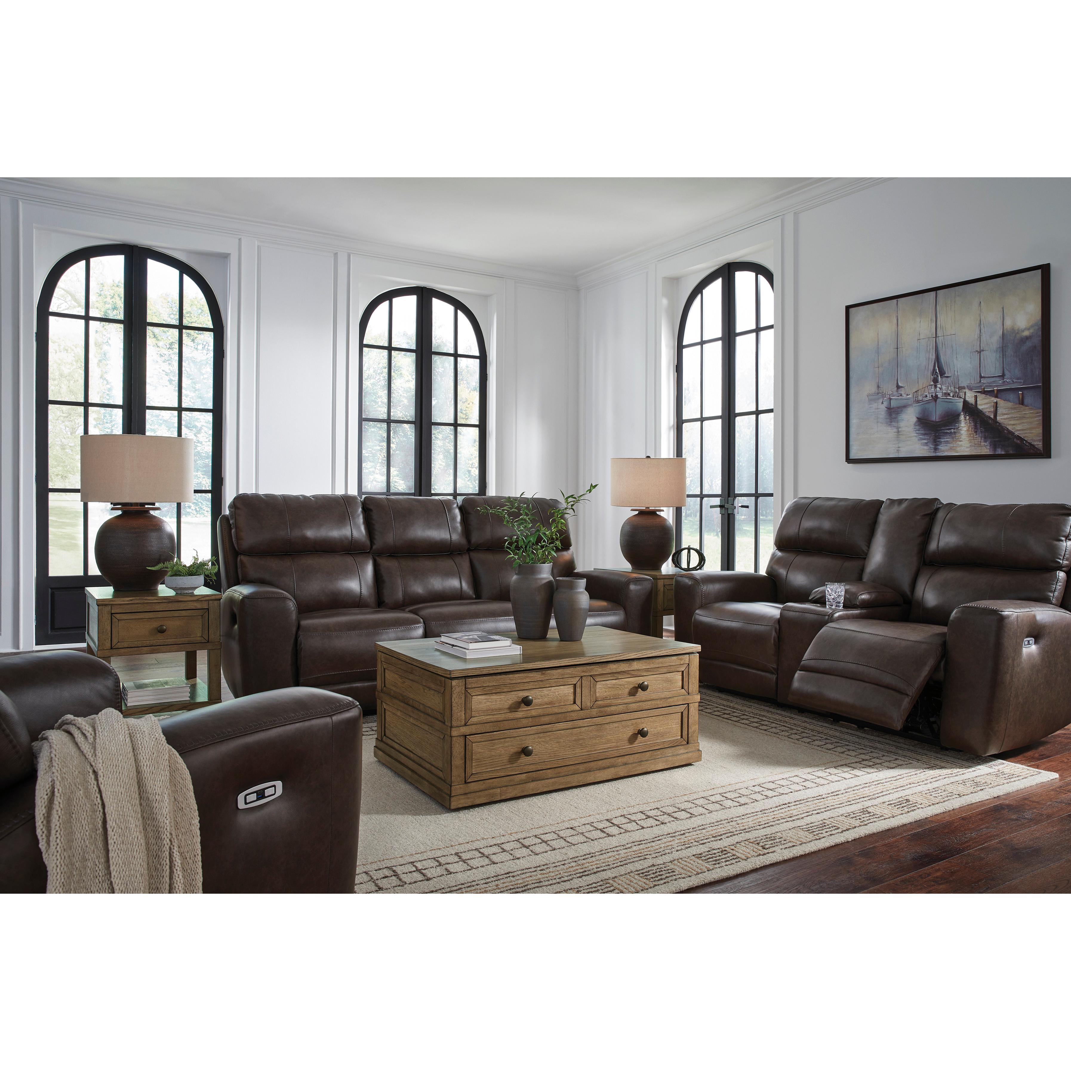  Signature Design by Ashley Crossplex PCU6450618 Power Reclining Loveseat with Console and Adjustable Headrest IMAGE 10