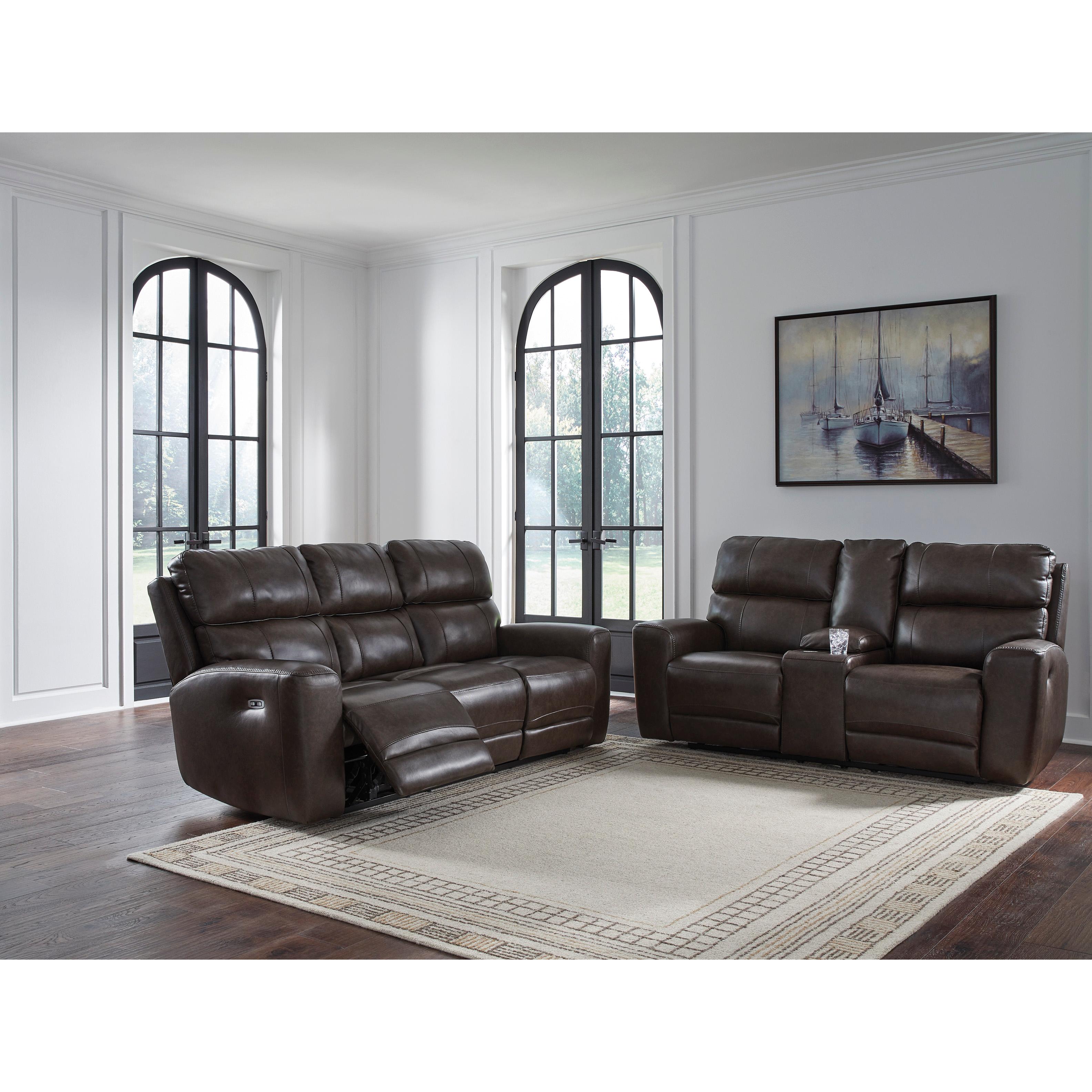  Signature Design by Ashley Crossplex PCU6450618 Power Reclining Loveseat with Console and Adjustable Headrest IMAGE 9