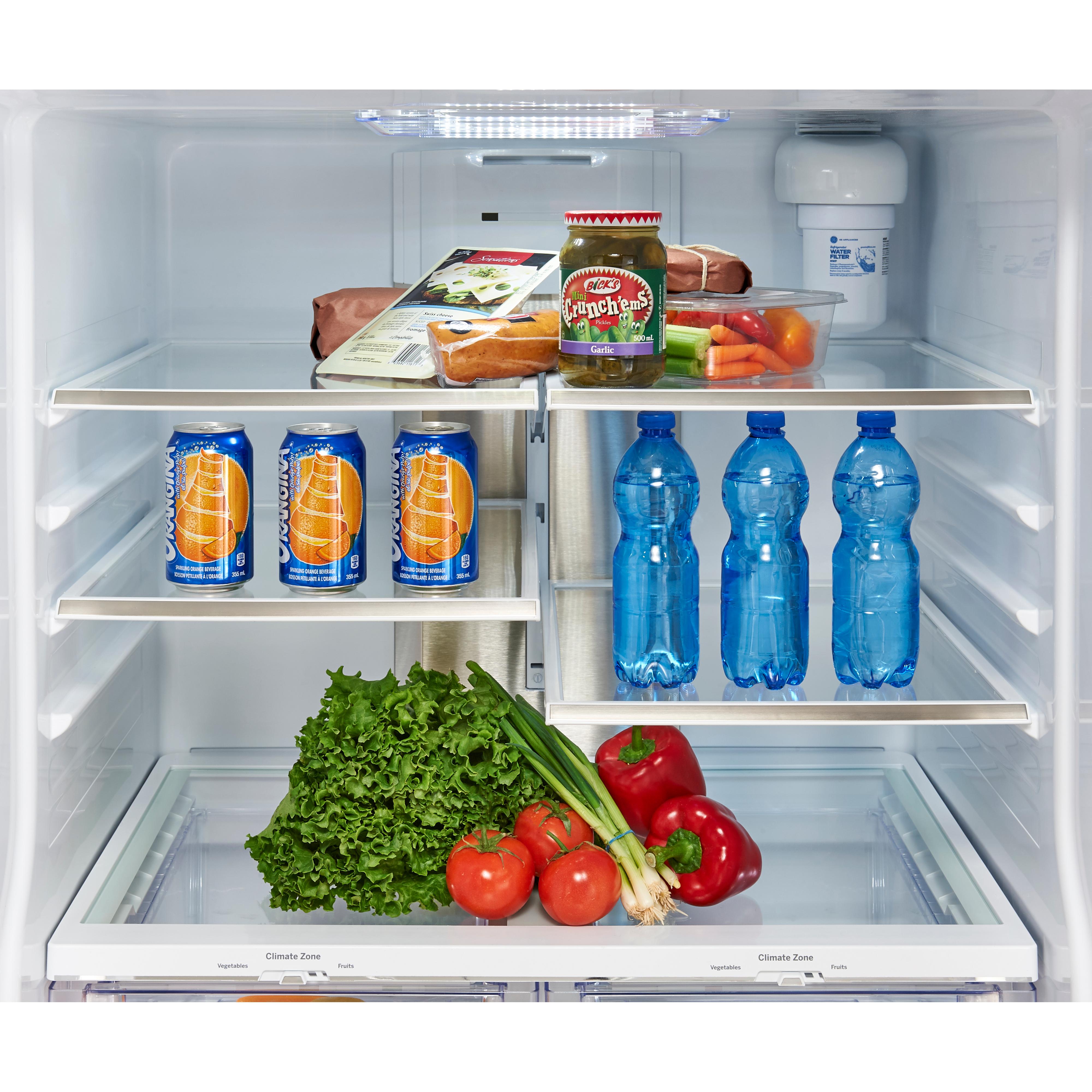 GE Profile 33-inch, 17.5 cu.ft. French-Door Refrigerator with FrostGuard™ Technology PYE18HYRCFS IMAGE 6