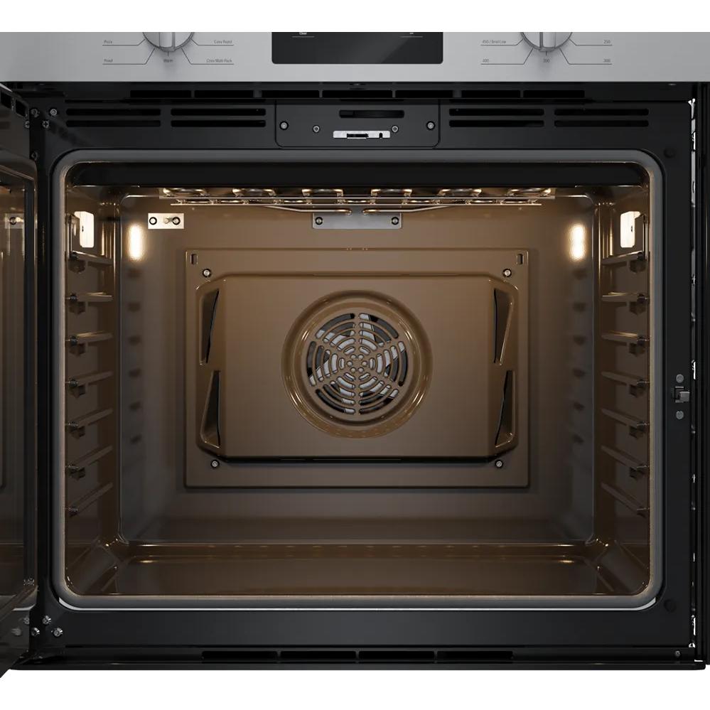  Bosch 30-inch, 4.6 cu. ft. Built-in Single Wall Oven with Convection Technology - Left SideOpening Door HBL5455LUC IMAGE 4