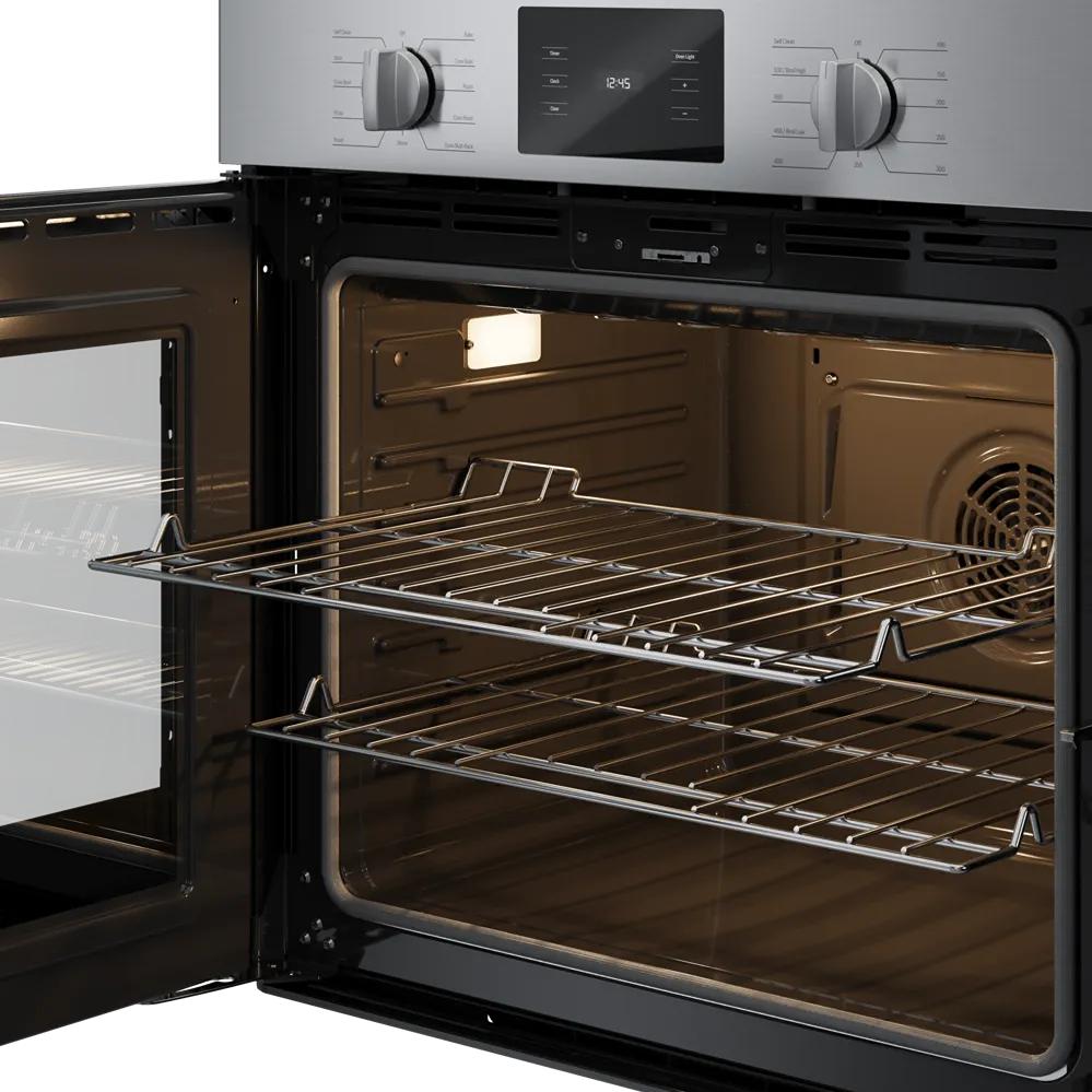  Bosch 30-inch, 4.6 cu. ft. Built-in Single Wall Oven with Convection Technology - Left SideOpening Door HBL5455LUC IMAGE 6