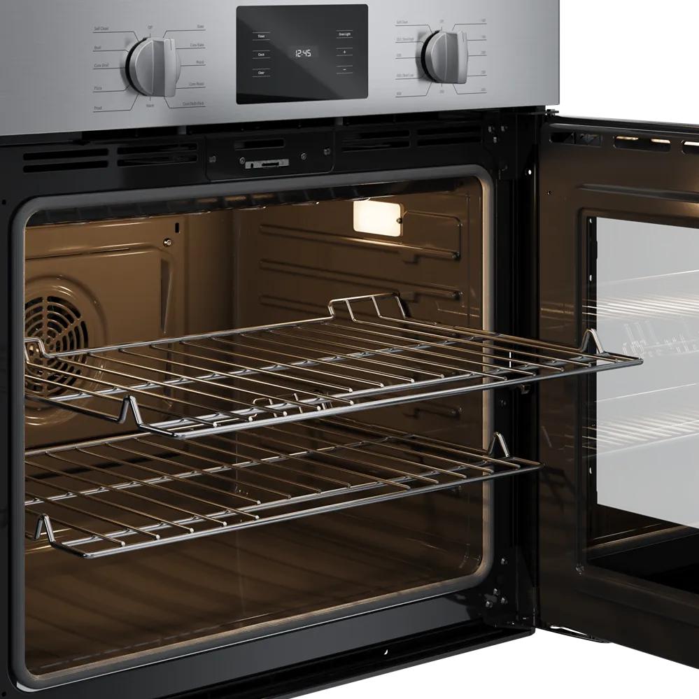  Bosch 30-inch, 4.6 cu. ft. Built-in Single Wall Oven with Convection Technology - Right SideOpening Door HBL5455RUC IMAGE 6