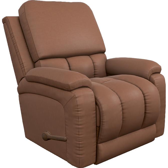  La-Z-Boy Greyson Rocking Recliner - Caramel IMAGE 1